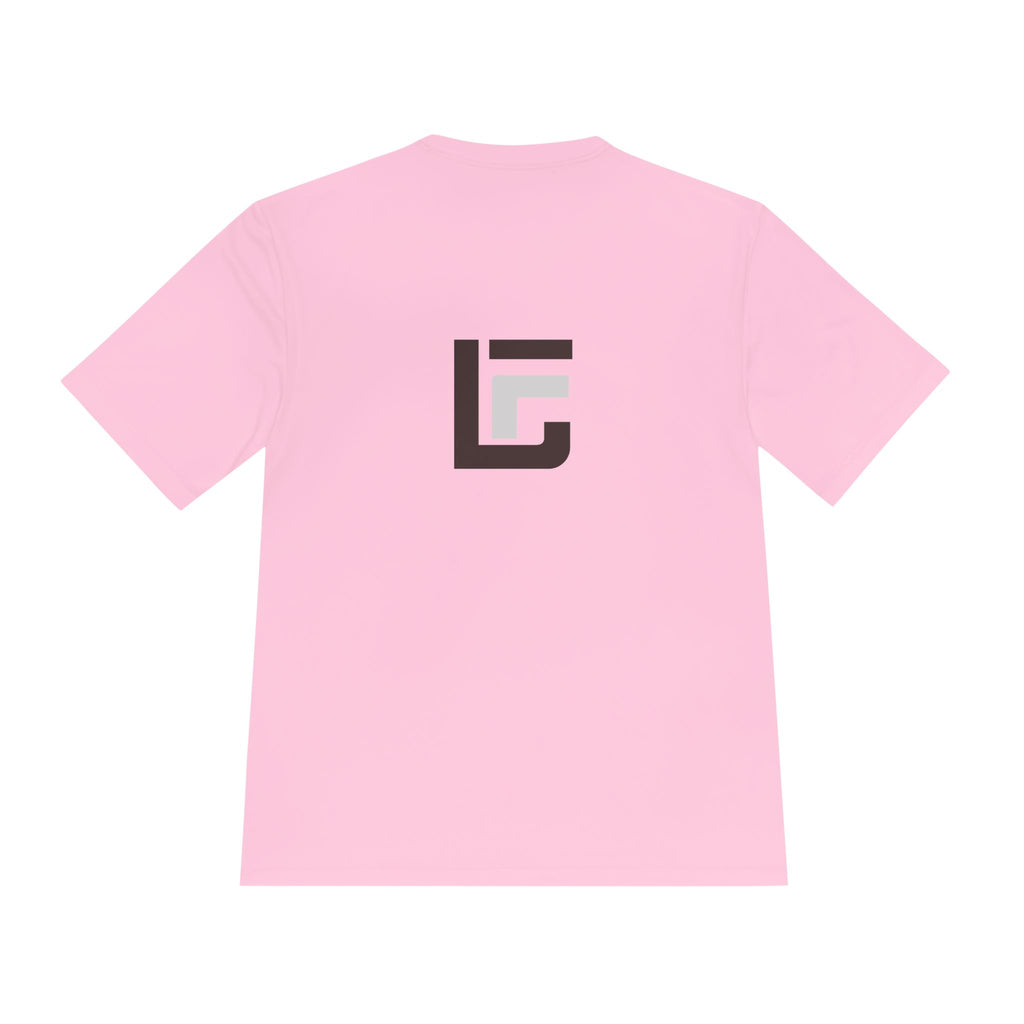 Faire Étalage Logo Tee — Minimal French Typography Moisture-Wicking Shirt