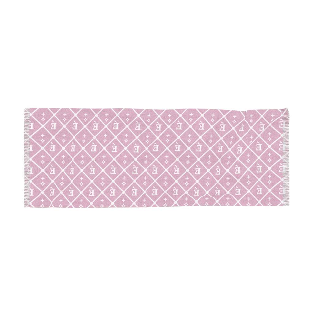 Light Scarf — Minimal Monogram Pattern Scarf