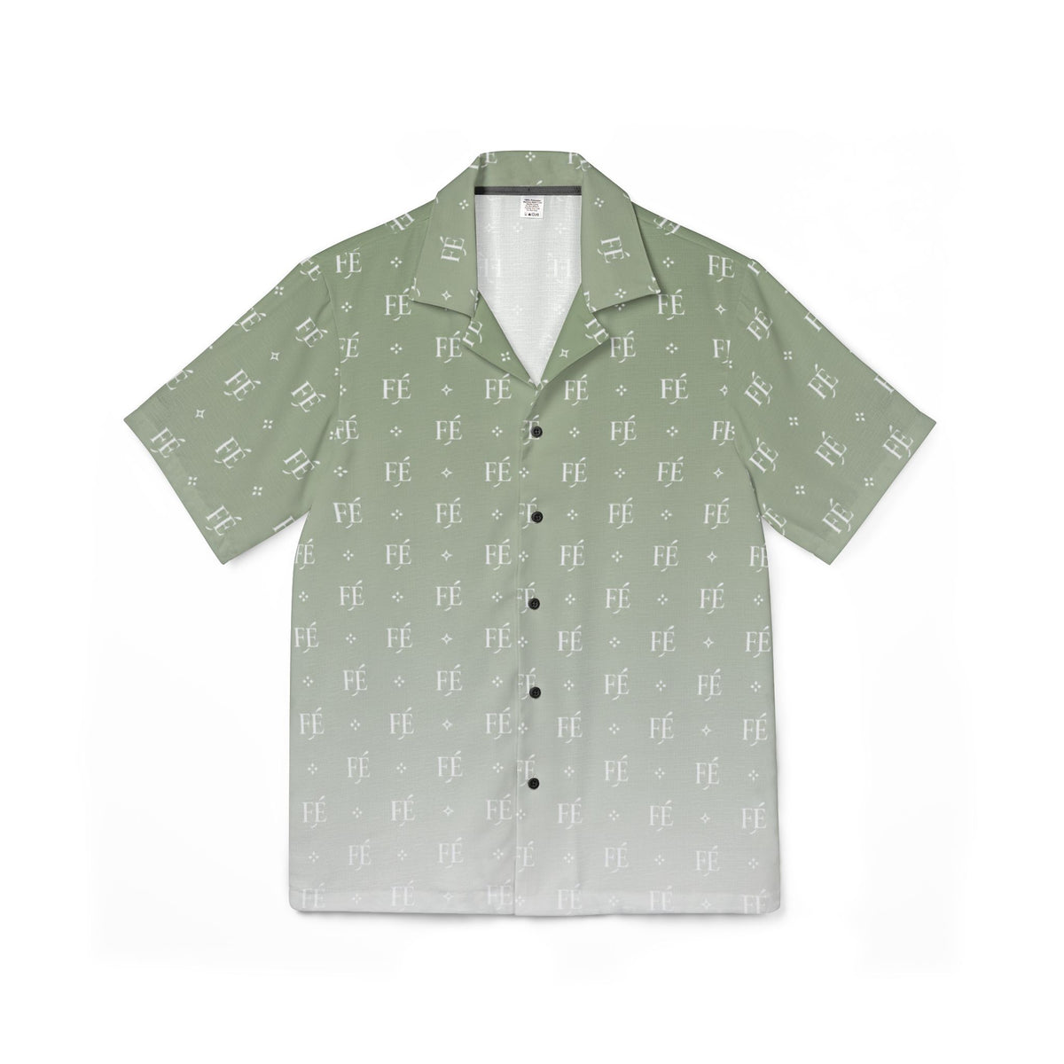 Le Faire Étalage Monogram Fade Camp Shirt - Verte
