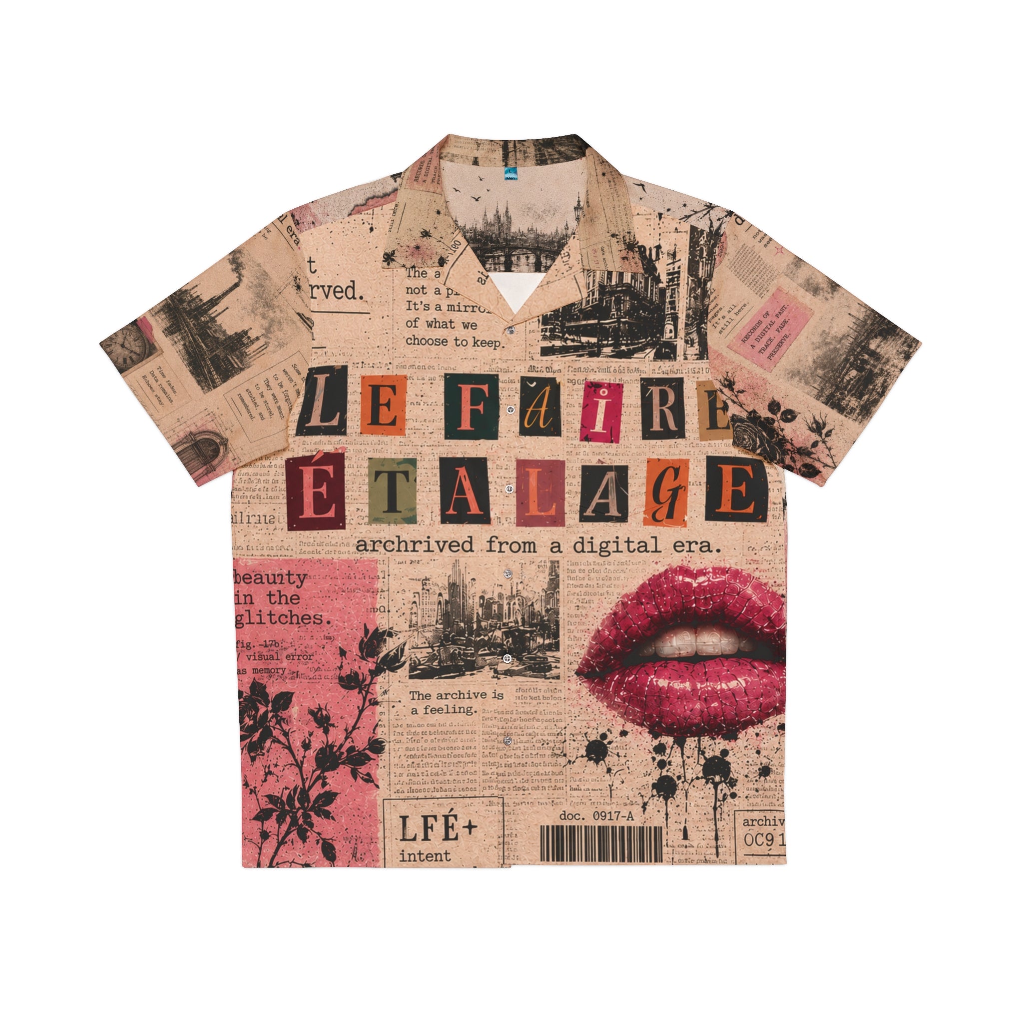 Le Faire Étalage Memory Fragments Button-Up
