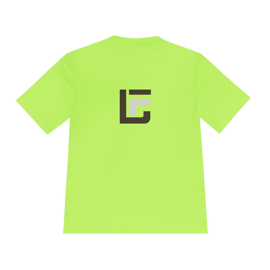 Faire Étalage Logo Tee — Minimal French Typography Moisture-Wicking Shirt