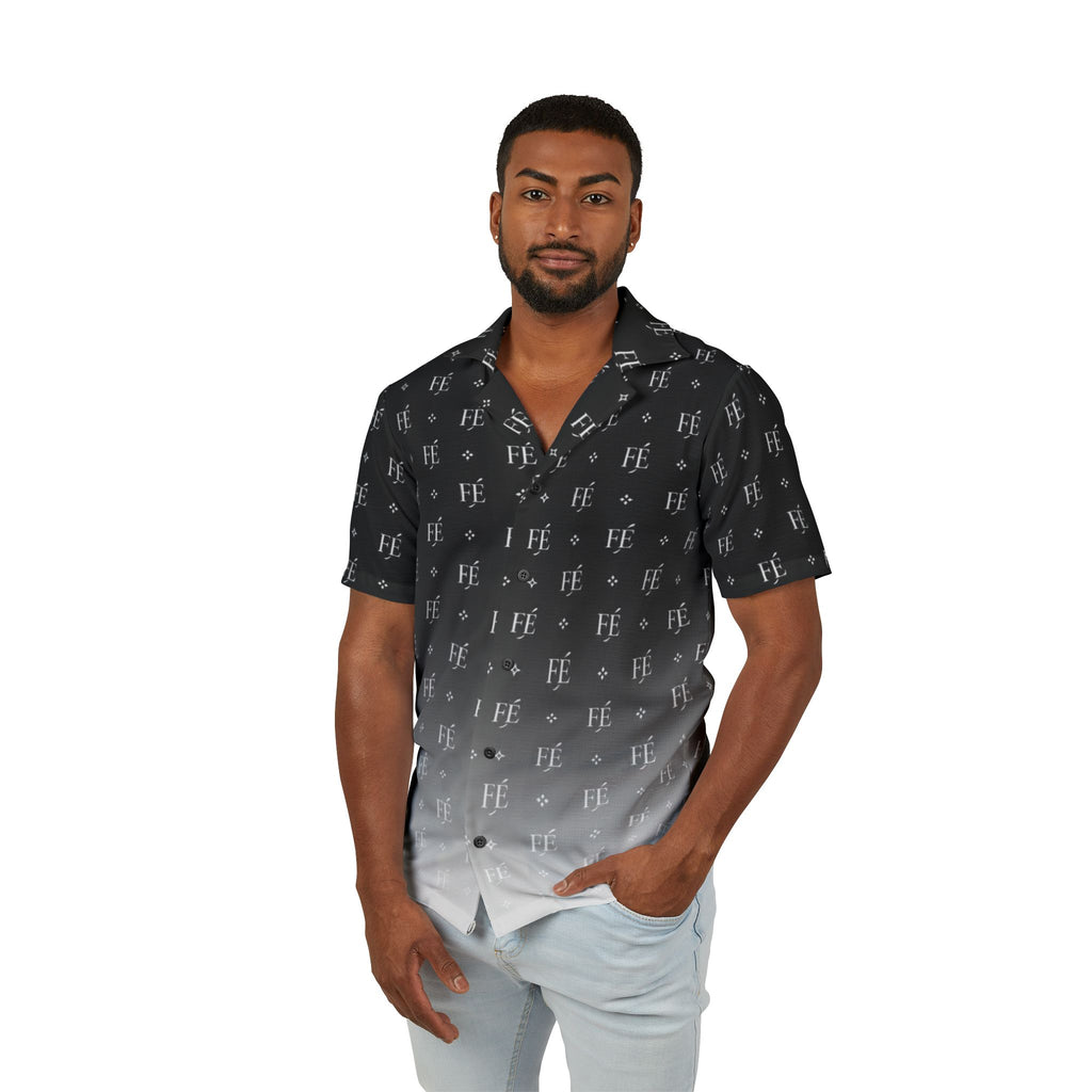 Le Faire Étalage Monogram Fade Camp Shirt - Noir