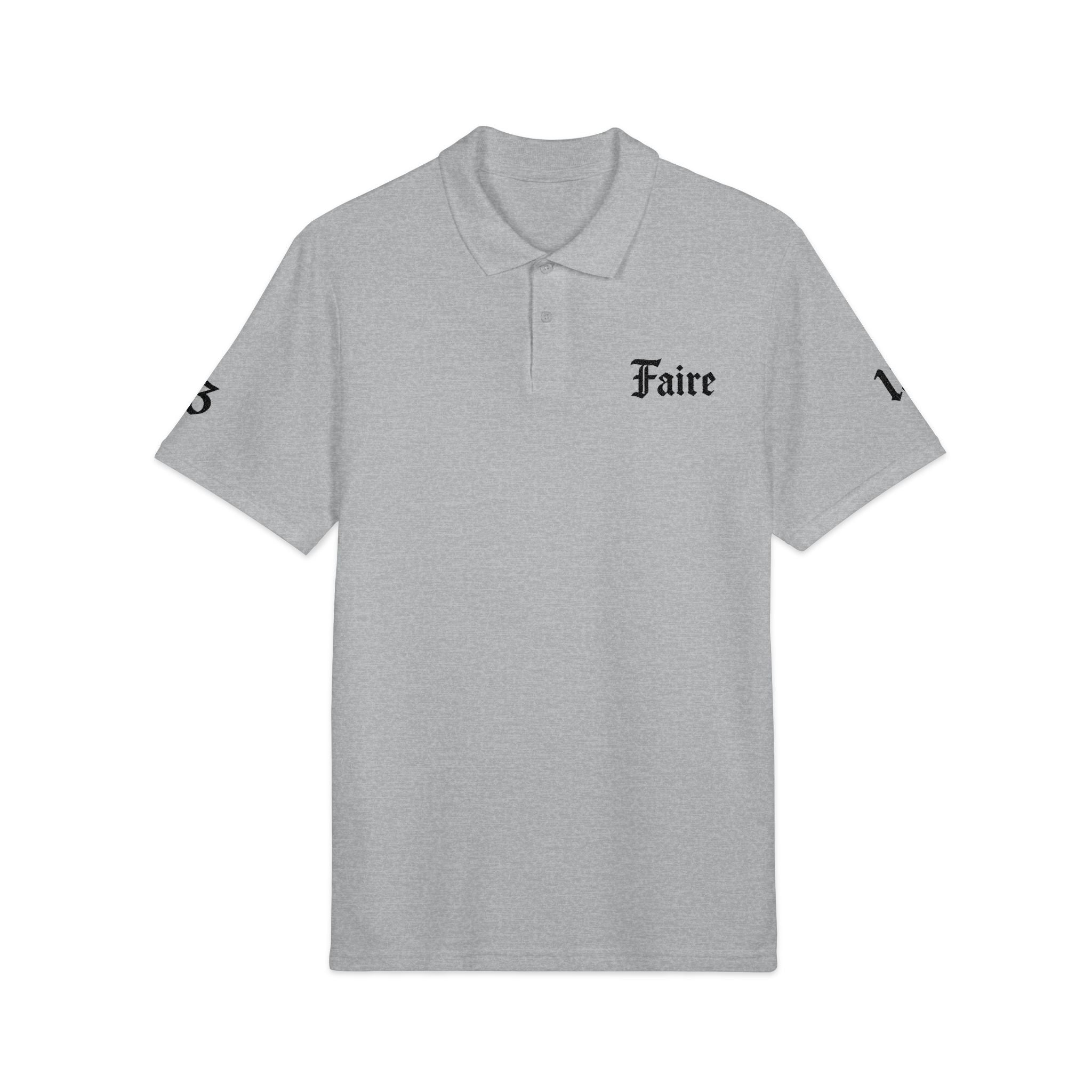 Embroidered 'Faire / Étalage' Polo Shirt