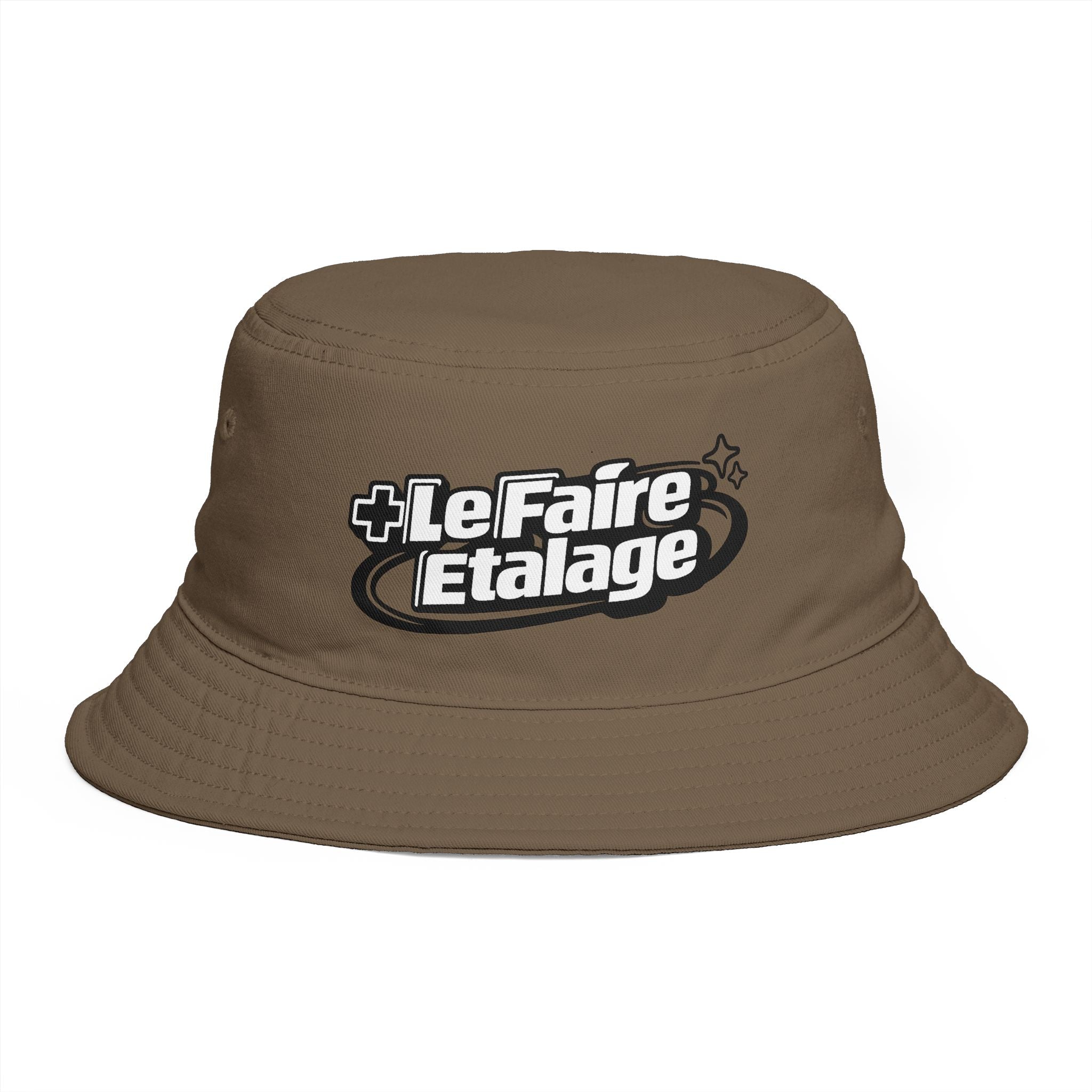 LeFaire Etalage Logo Bucket Hat — Retro Streetwear Sun Hat