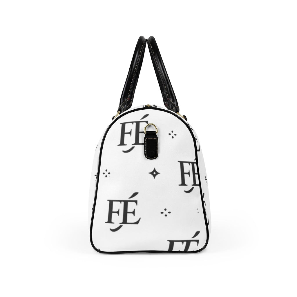 FÉ Monogram Leather Weekender — White