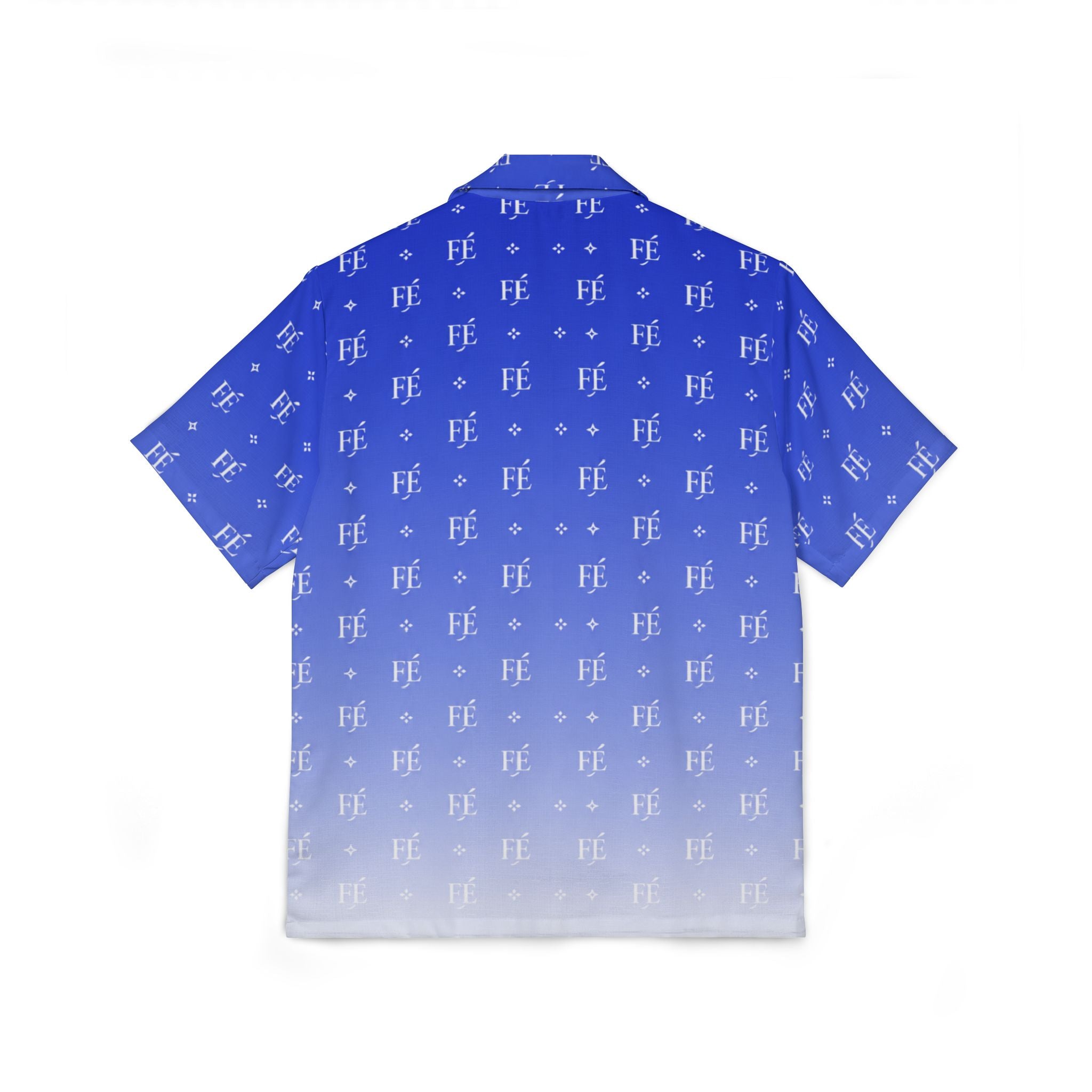 Le Faire Étalage Monogram Fade Camp Shirt - Blue