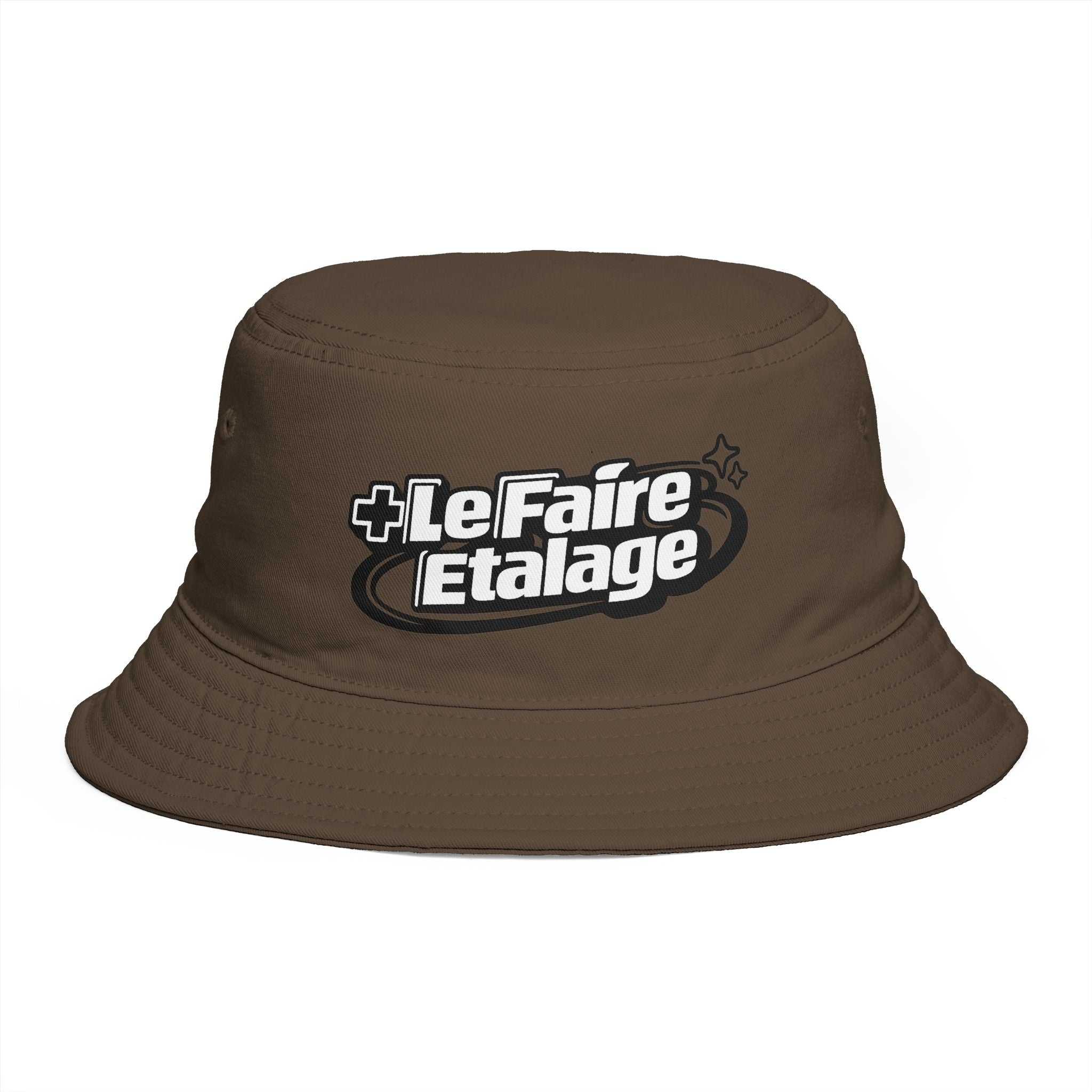 LeFaire Etalage Logo Bucket Hat — Retro Streetwear Sun Hat
