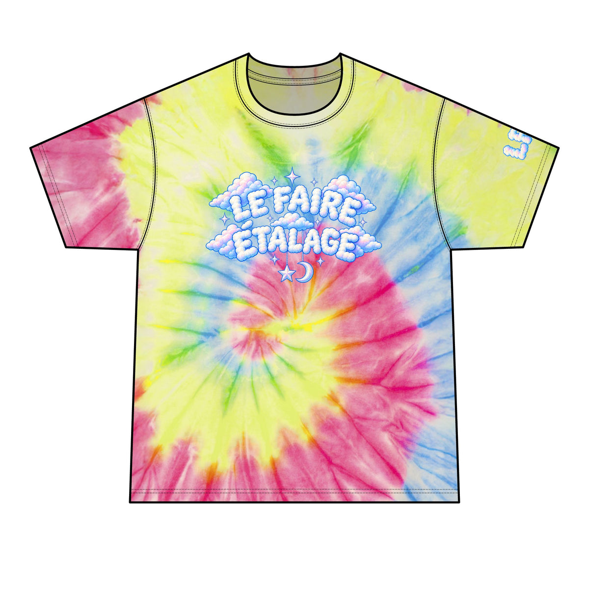 Le Faire Étalage Cloud Dream Tie-Dye Tee — Collection