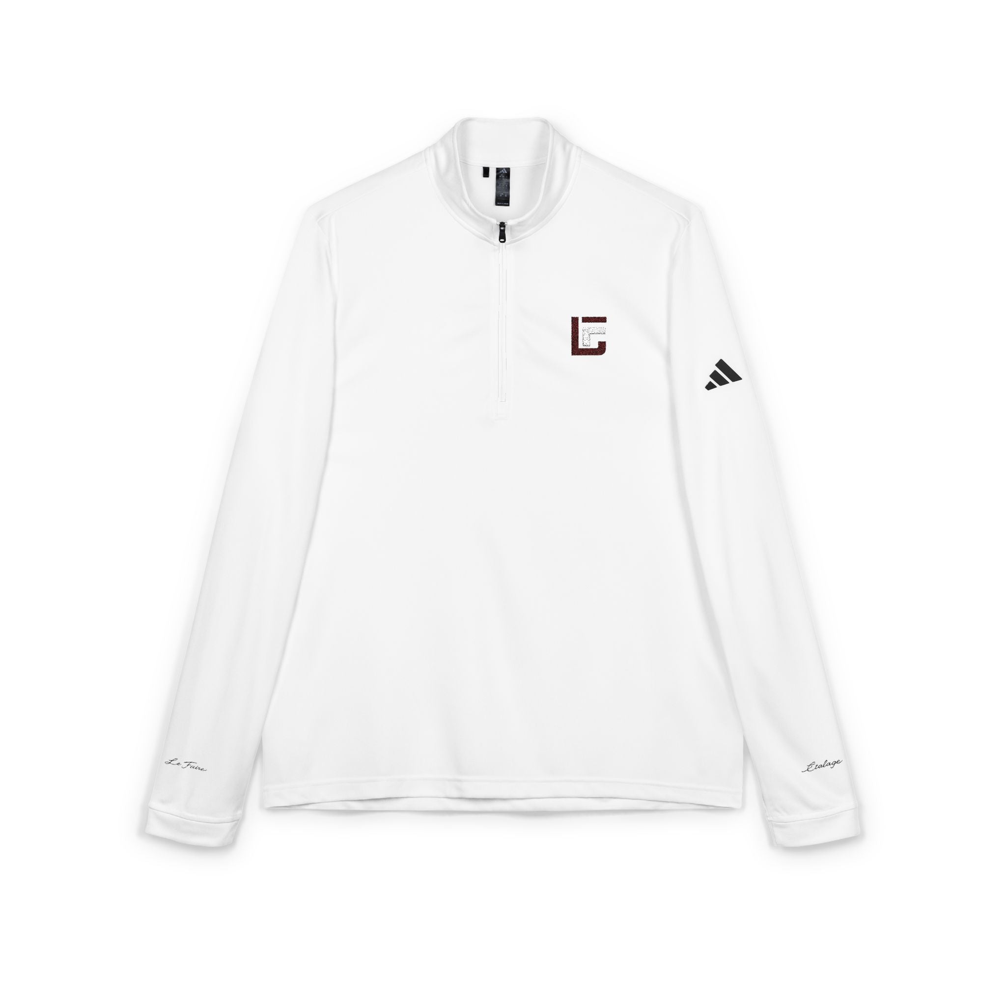 Le Faire Étalage x adidas Quarter-Zip Pullover (White)