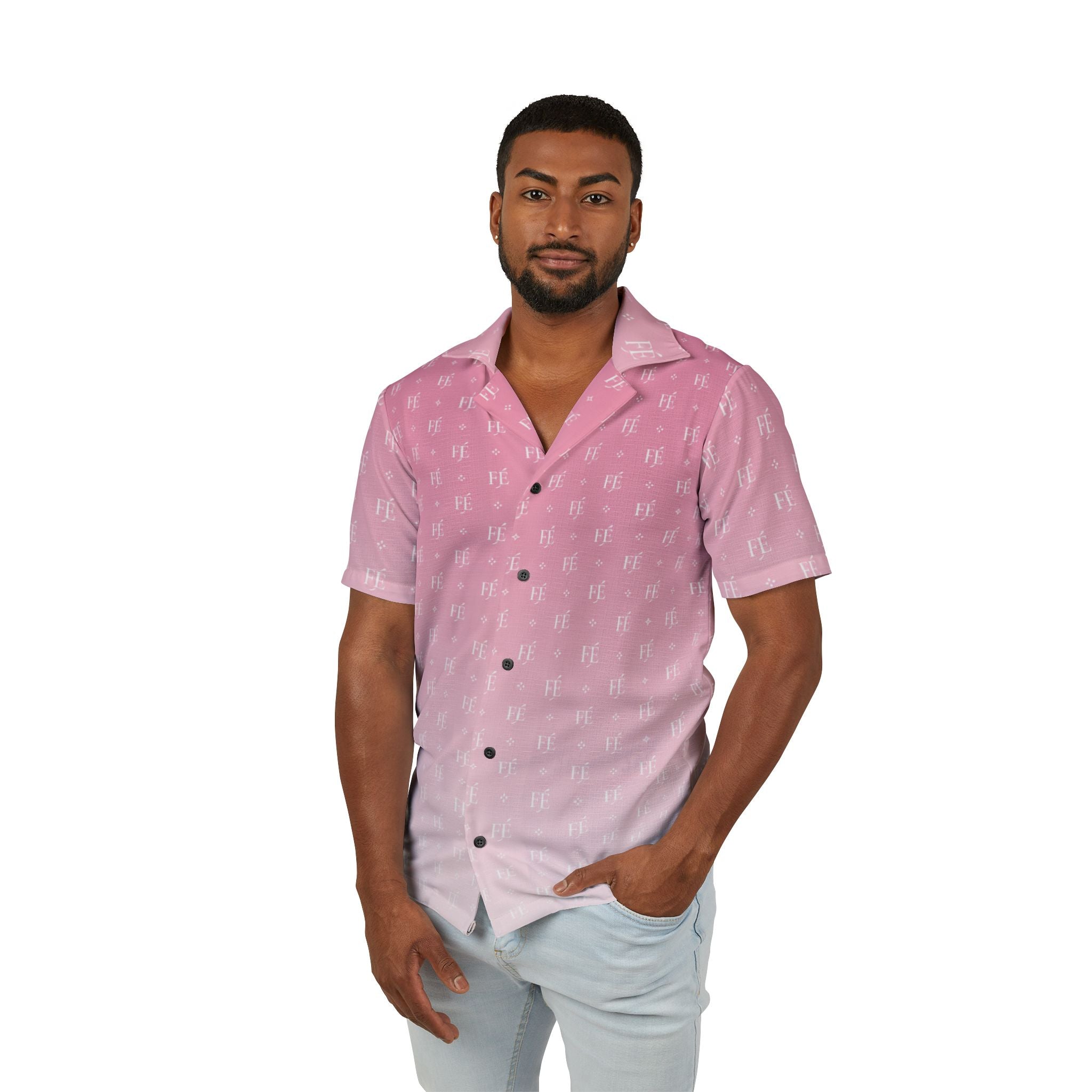 Monogram Fade Camp Shirt