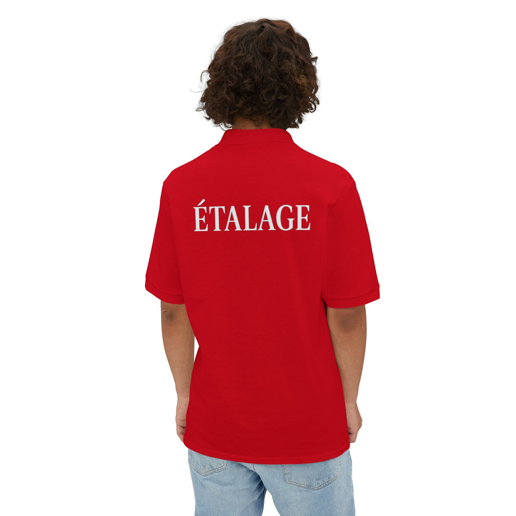 Faire / Étalage Polo Shirt — French Word Graphic Men's Polo