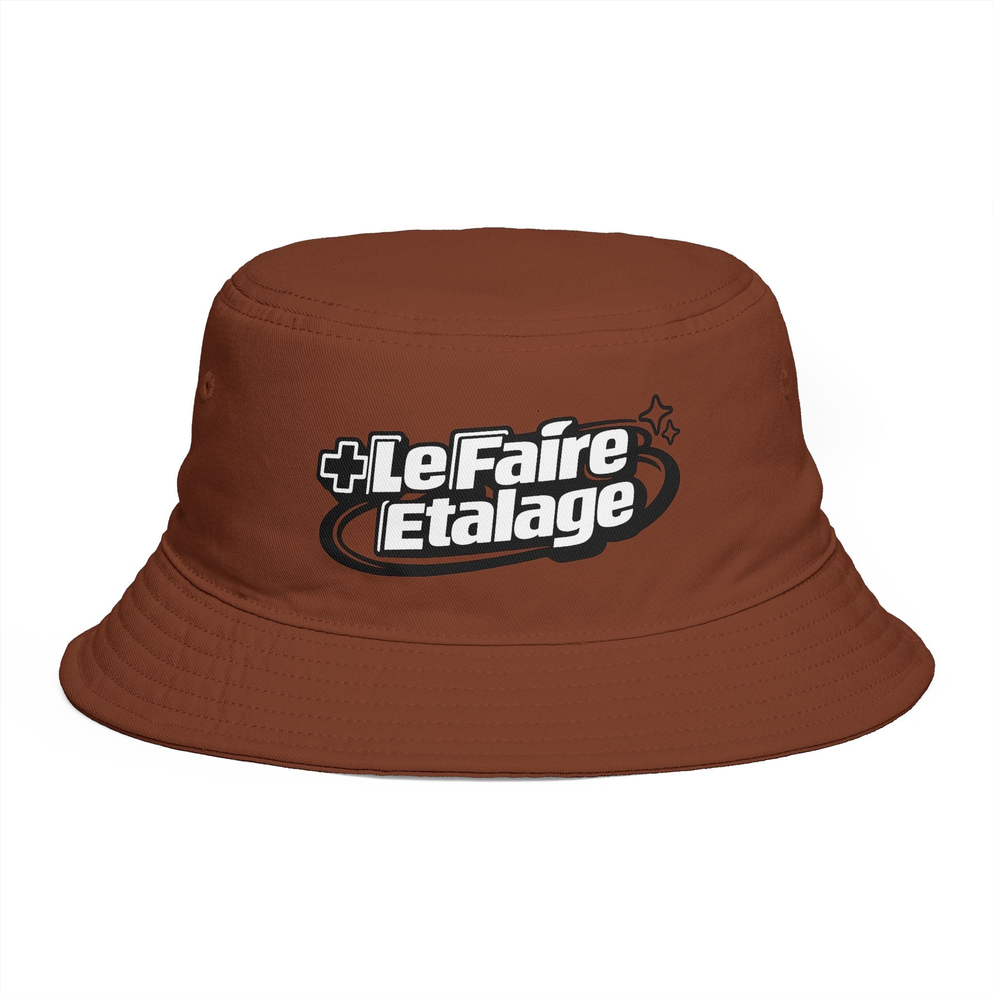 LeFaire Etalage Logo Bucket Hat — Retro Streetwear Sun Hat
