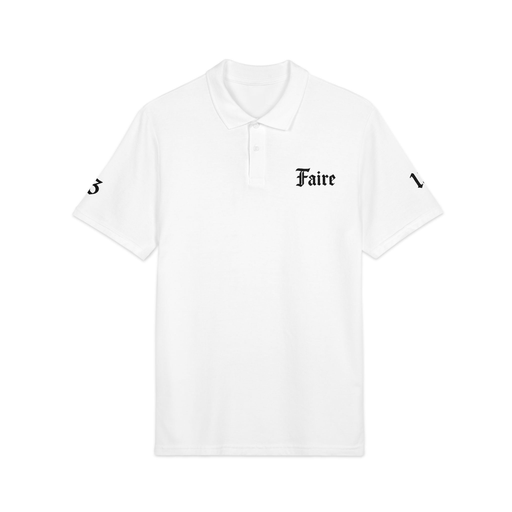 Embroidered 'Faire / Étalage' Polo Shirt
