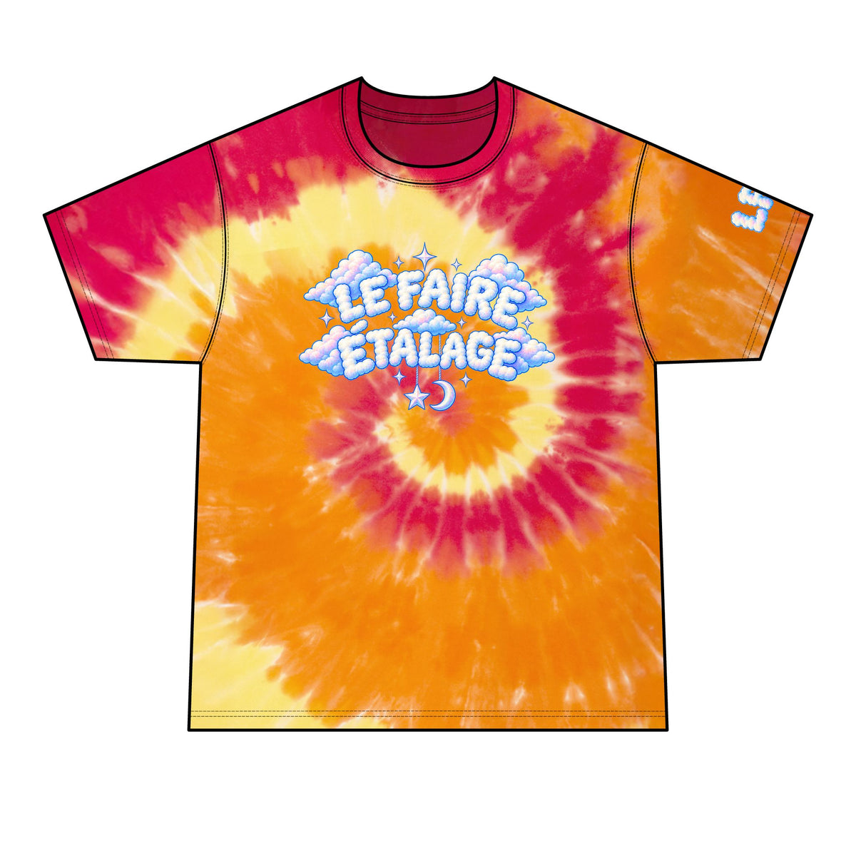 Le Faire Étalage Cloud Dream Tie-Dye Tee — Collection
