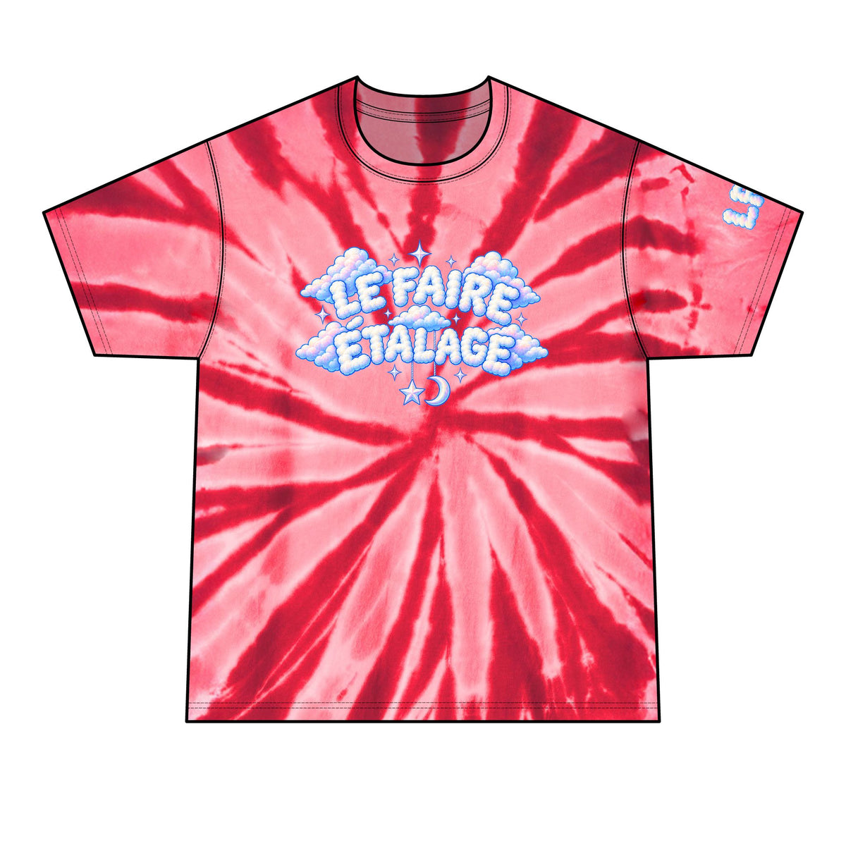 Le Faire Étalage Cloud Dream Tie-Dye Tee — Collection
