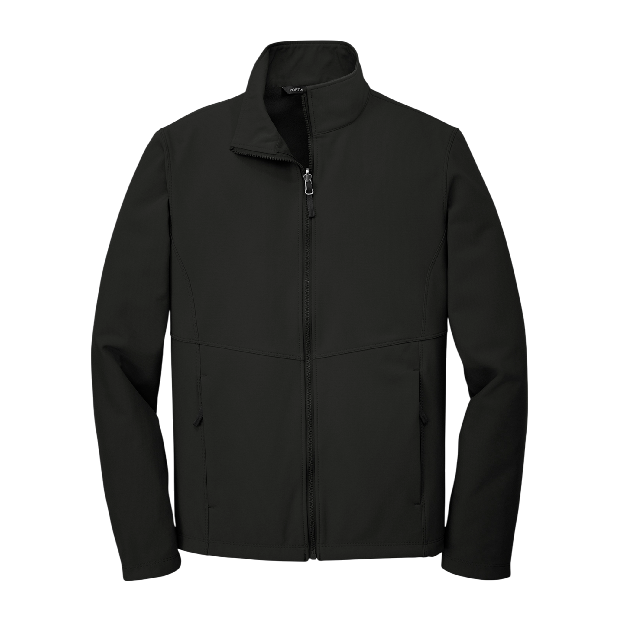 Men's Embroidered Soft Shell Jacket — Lightweight Windproof Work & Casual Coat