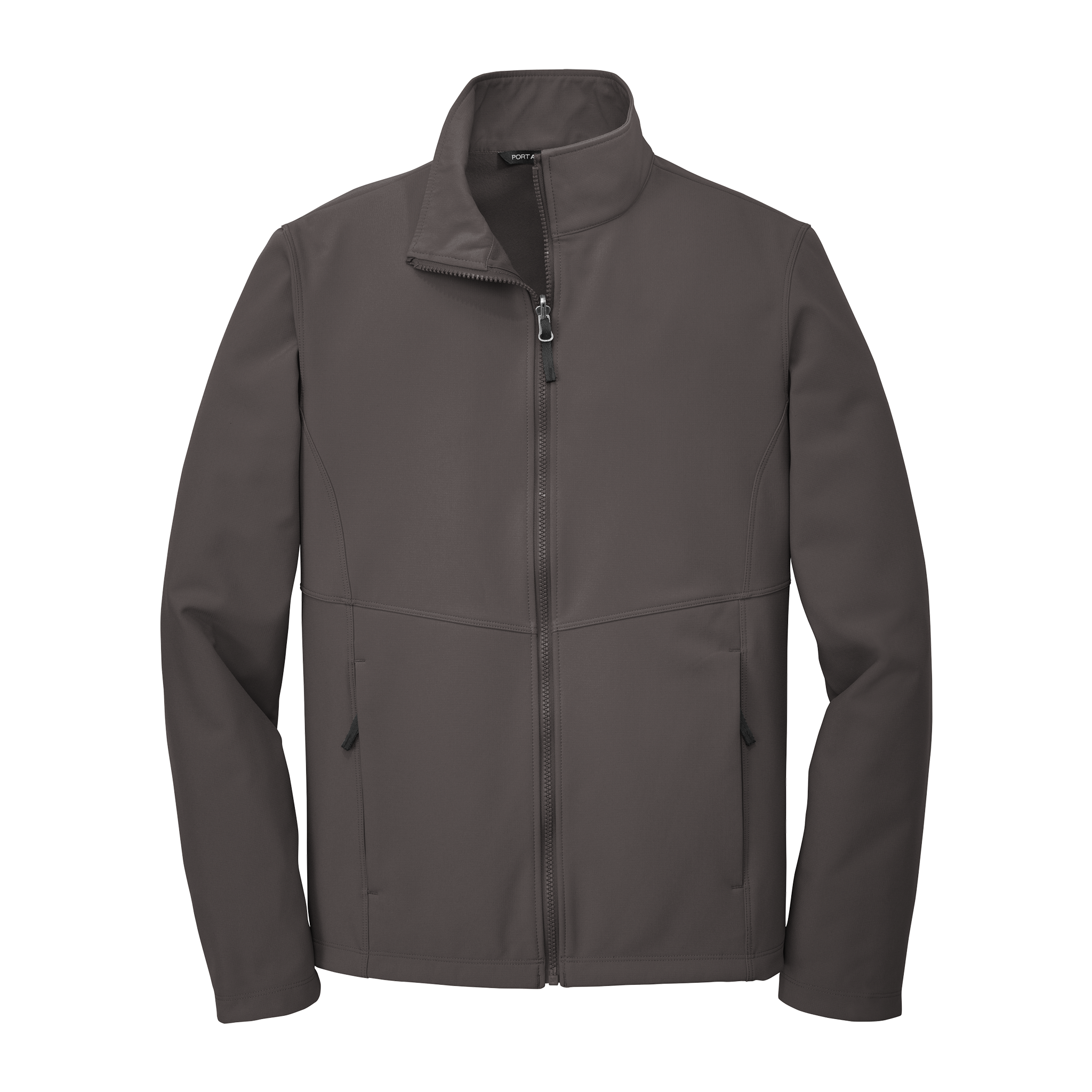 Men's Embroidered Soft Shell Jacket — Lightweight Windproof Work & Casual Coat