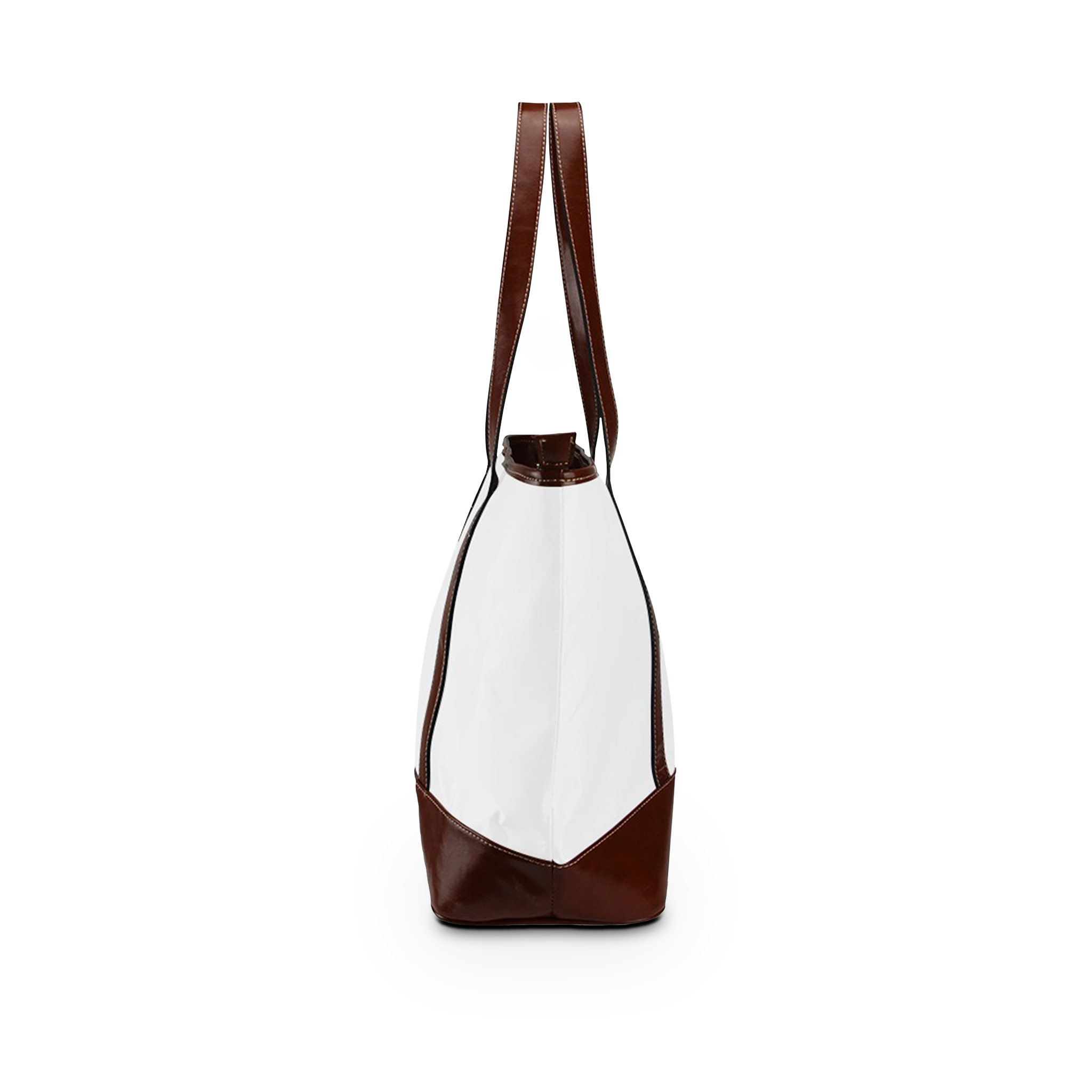 ÉTALAGE Héritage Tote — Cuir et Tissu