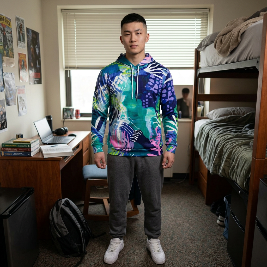 Le Faire Étalage Ocean Bloom Hoodie