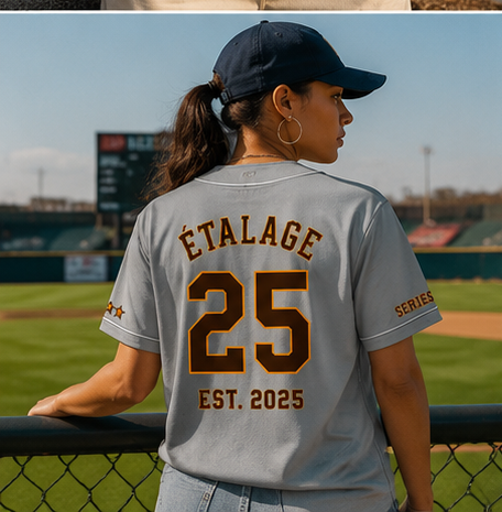 Le Faire Étalage Champions Series Baseball Jersey — Grey