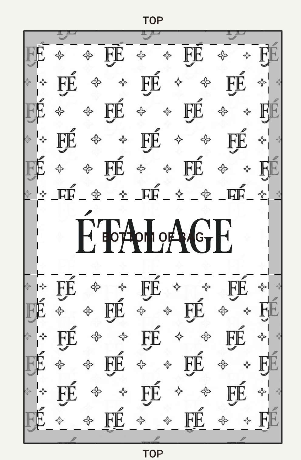 Le Faire Étalage Holographic FÉ Cosmetic Pouch