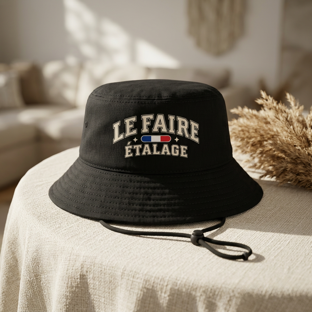Le Faire Étalage Paris Varsity Bucket Hat