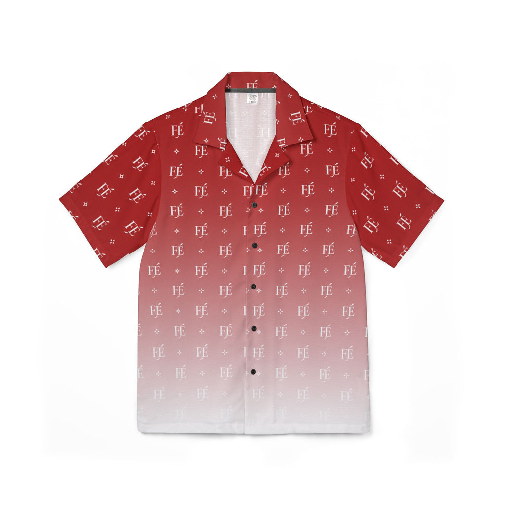 Le Faire Étalage Monogram Fade Camp Shirt - Rouge