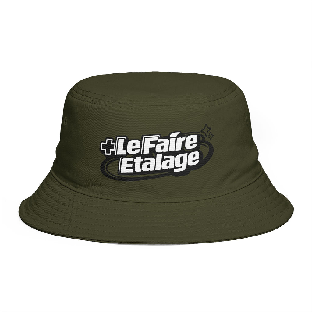 LeFaire Etalage Logo Bucket Hat — Retro Streetwear Sun Hat