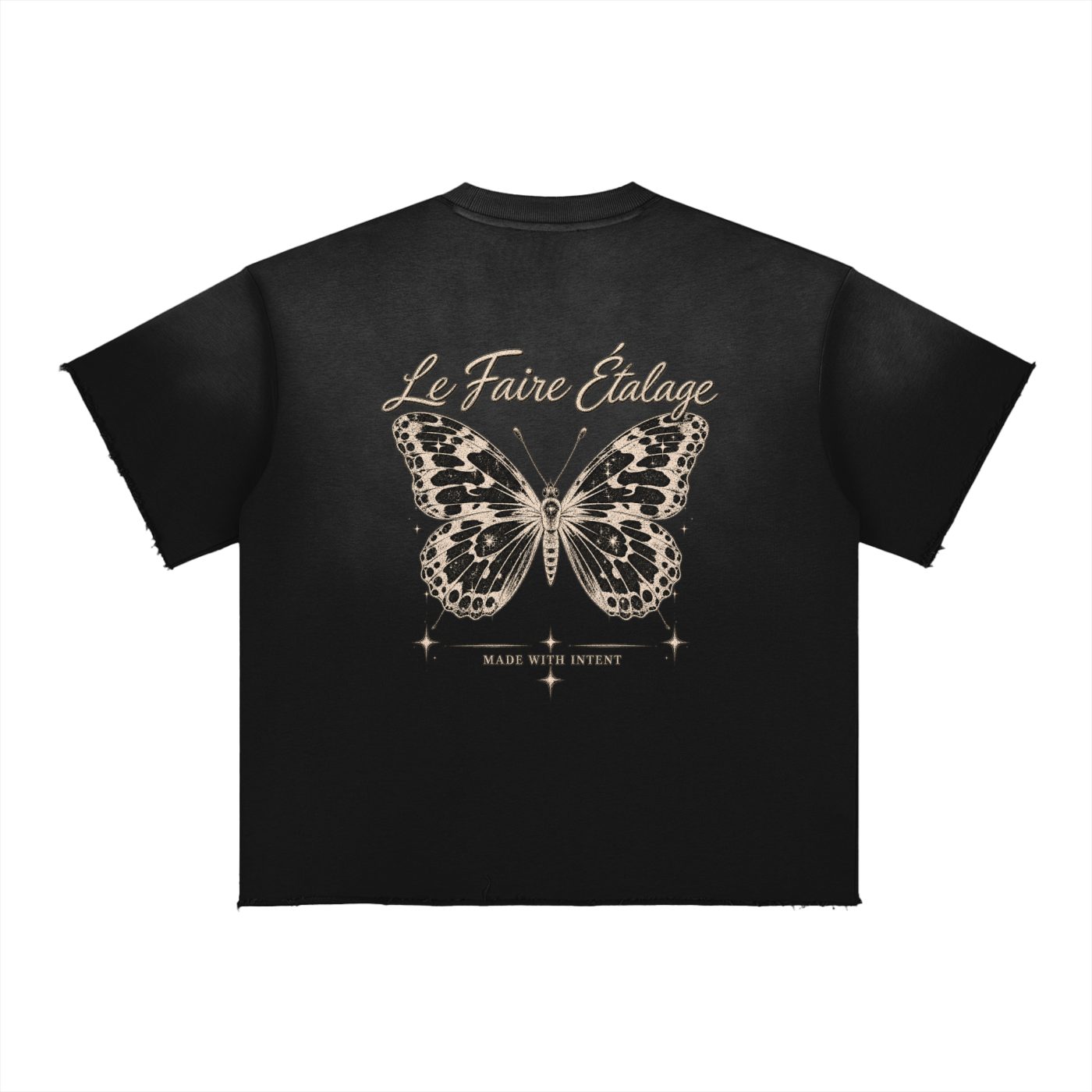 Le Faire Étalage Vintage Butterfly Ombre Tee