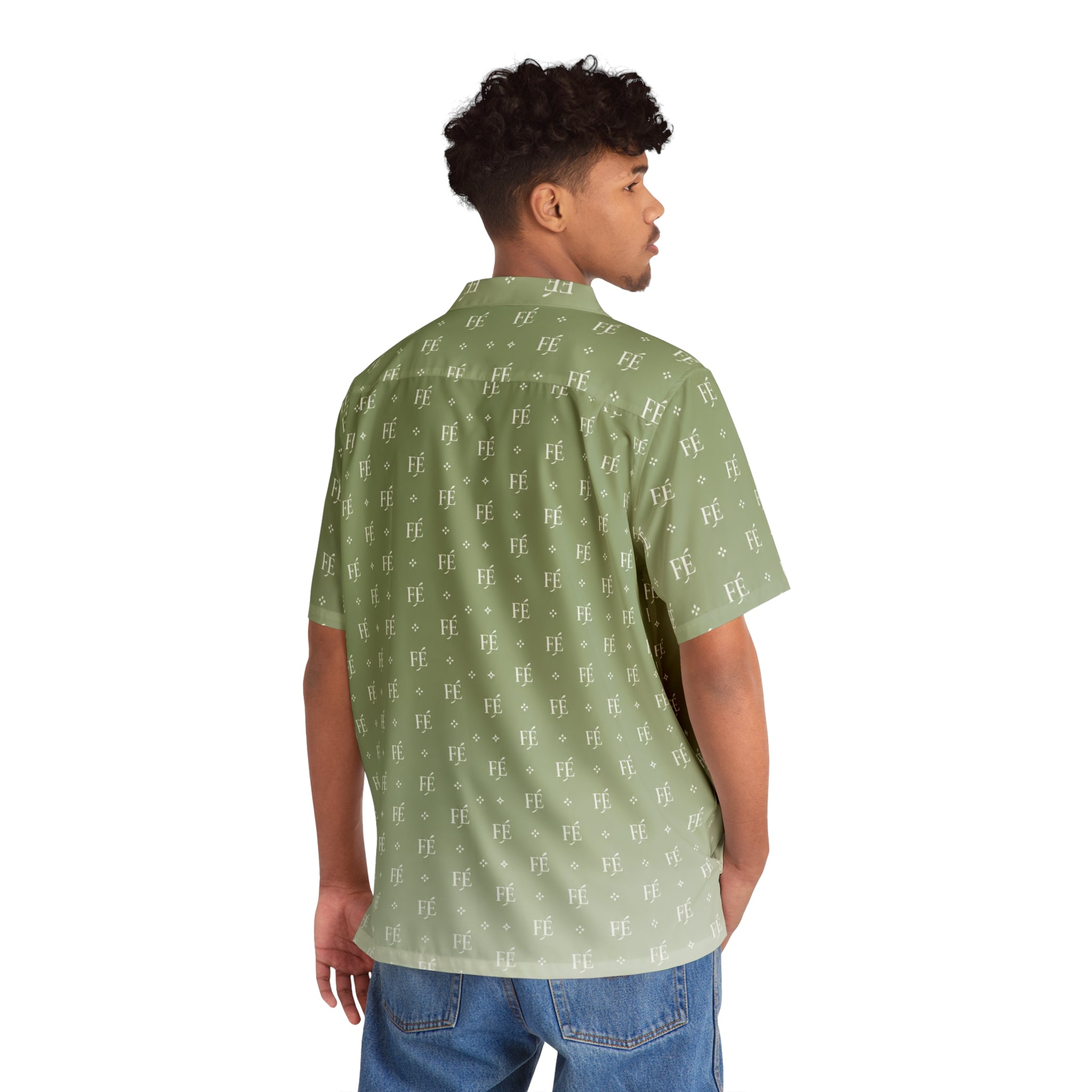 Monogram Fade Camp Shirt