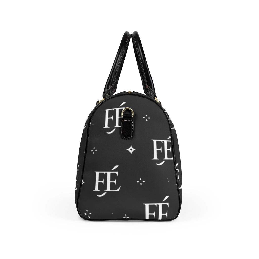 FÉ Monogram Leather Weekender — Black