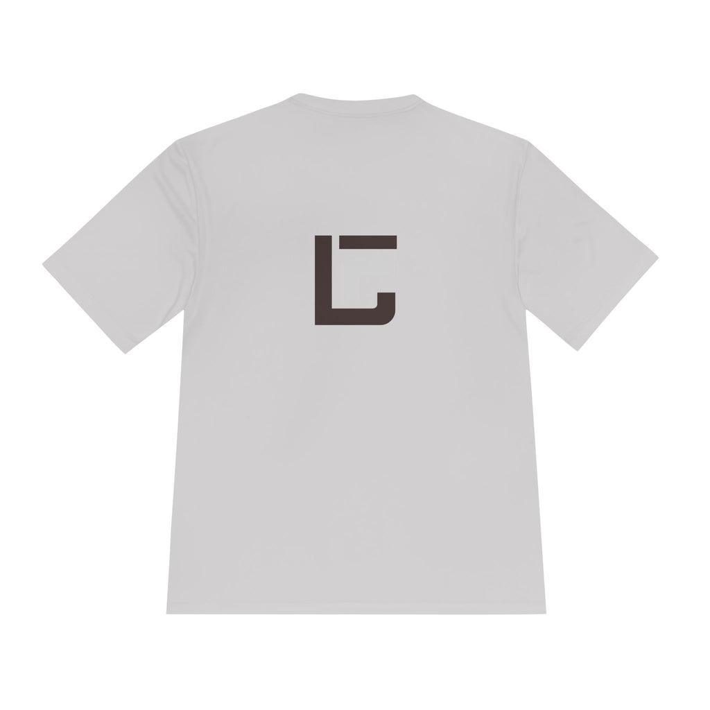 Faire Étalage Logo Tee — Minimal French Typography Moisture-Wicking Shirt