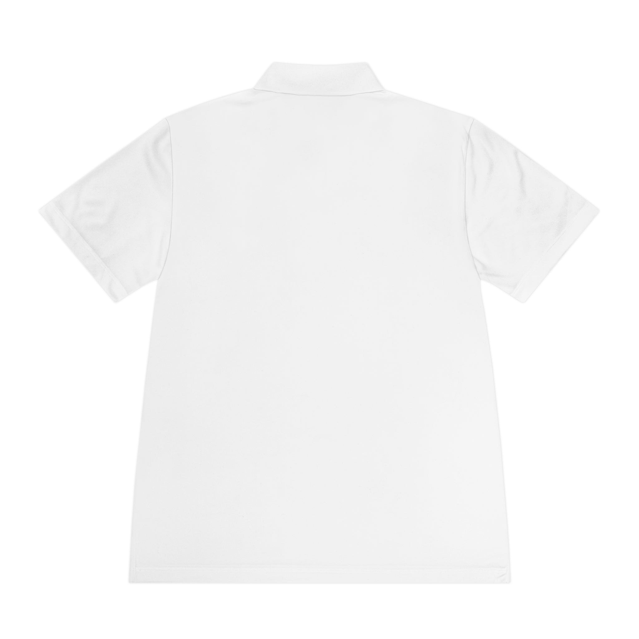 Men's Sport Polo Shirt - Minimal 'FutureVintage' Chest Logo Performance Polo
