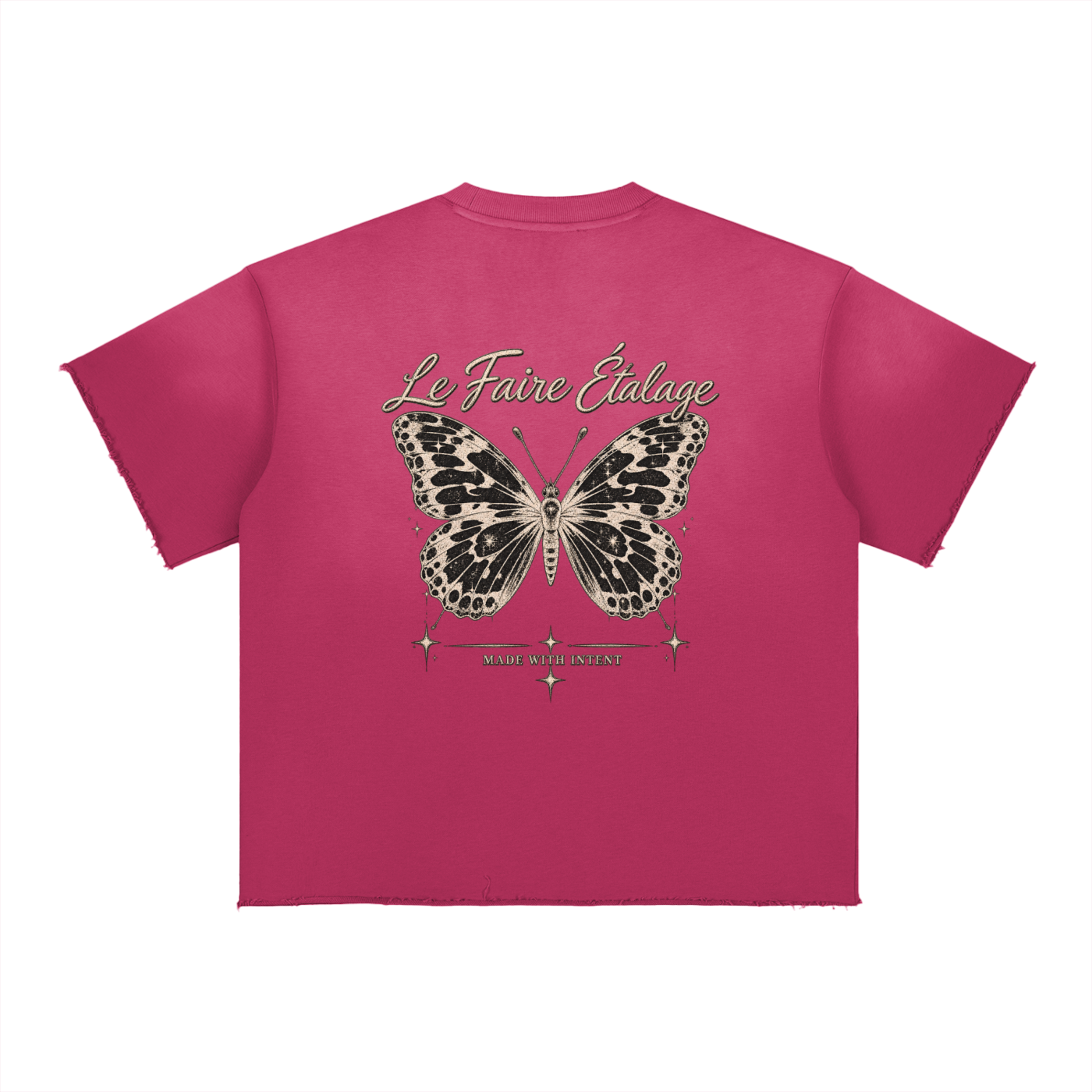 Le Faire Étalage Vintage Butterfly Ombre Tee