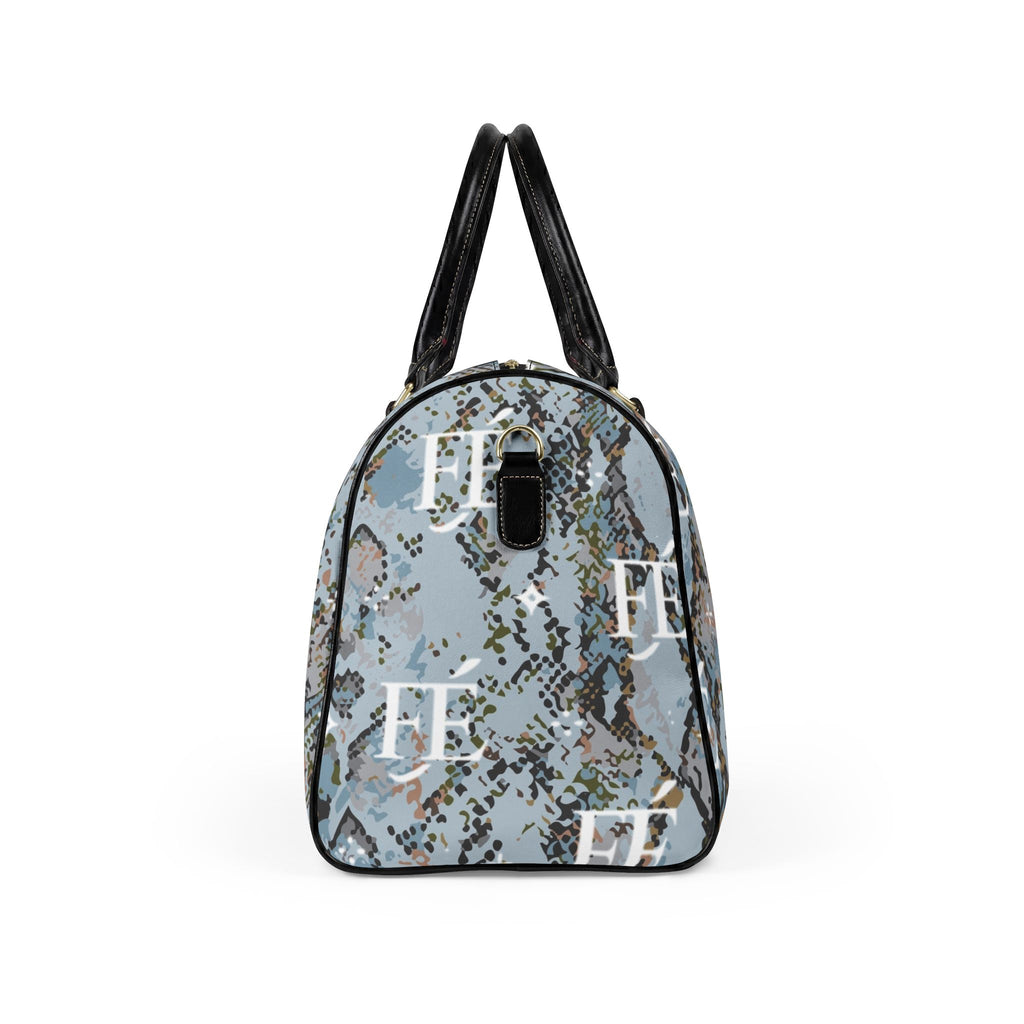 Étalage Signature Python Duffle — Premium Marble Leather Travel Bag