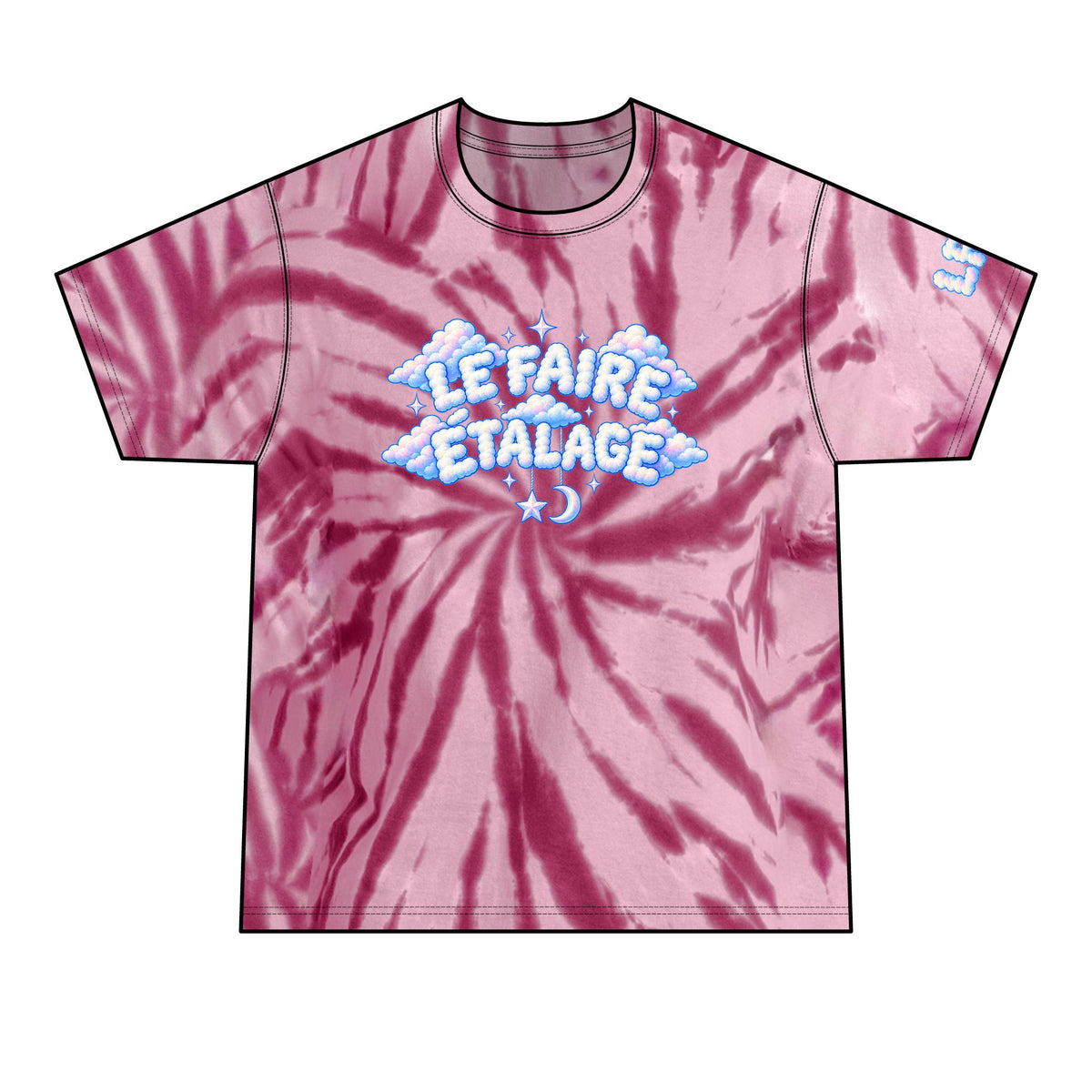 Le Faire Étalage Cloud Dream Tie-Dye Tee — Collection