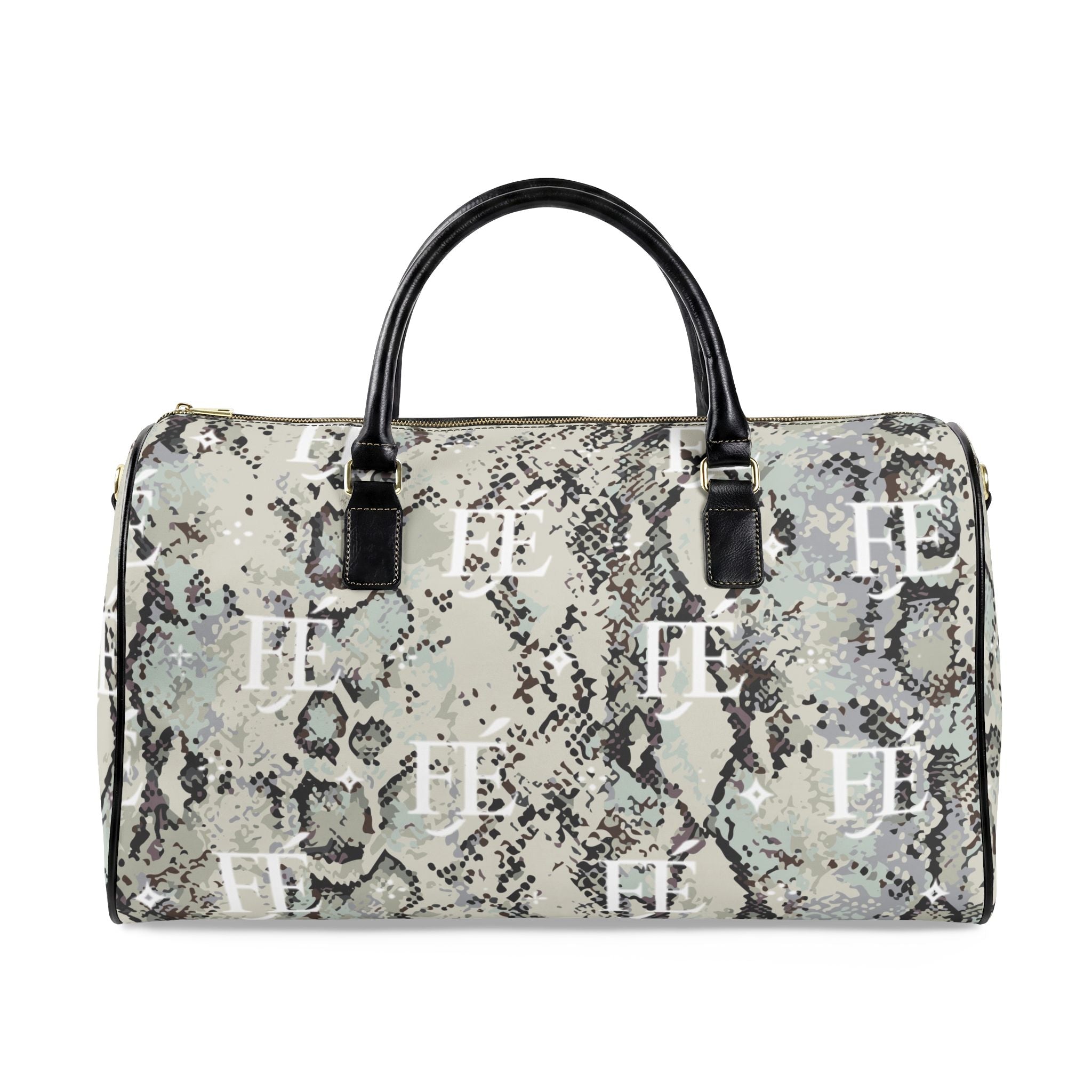 Étalage Signature Python Duffle — Premium Leather Travel Bag