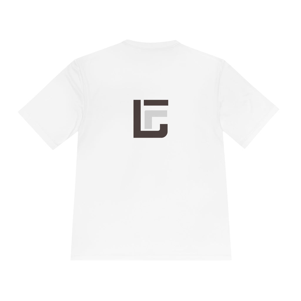 Faire Étalage Logo Tee — Minimal French Typography Moisture-Wicking Shirt