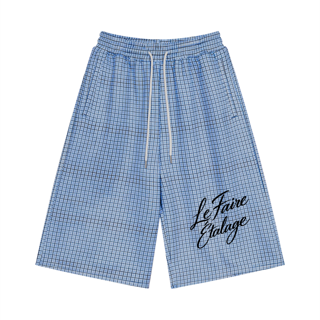 Le Faire Étalage “Étalage Royale” Plaid Shorts