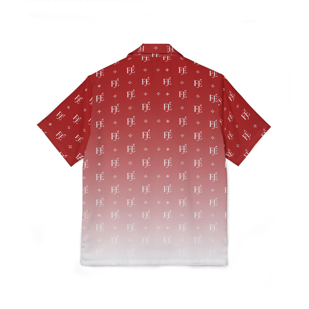 Le Faire Étalage Monogram Fade Camp Shirt - Rouge