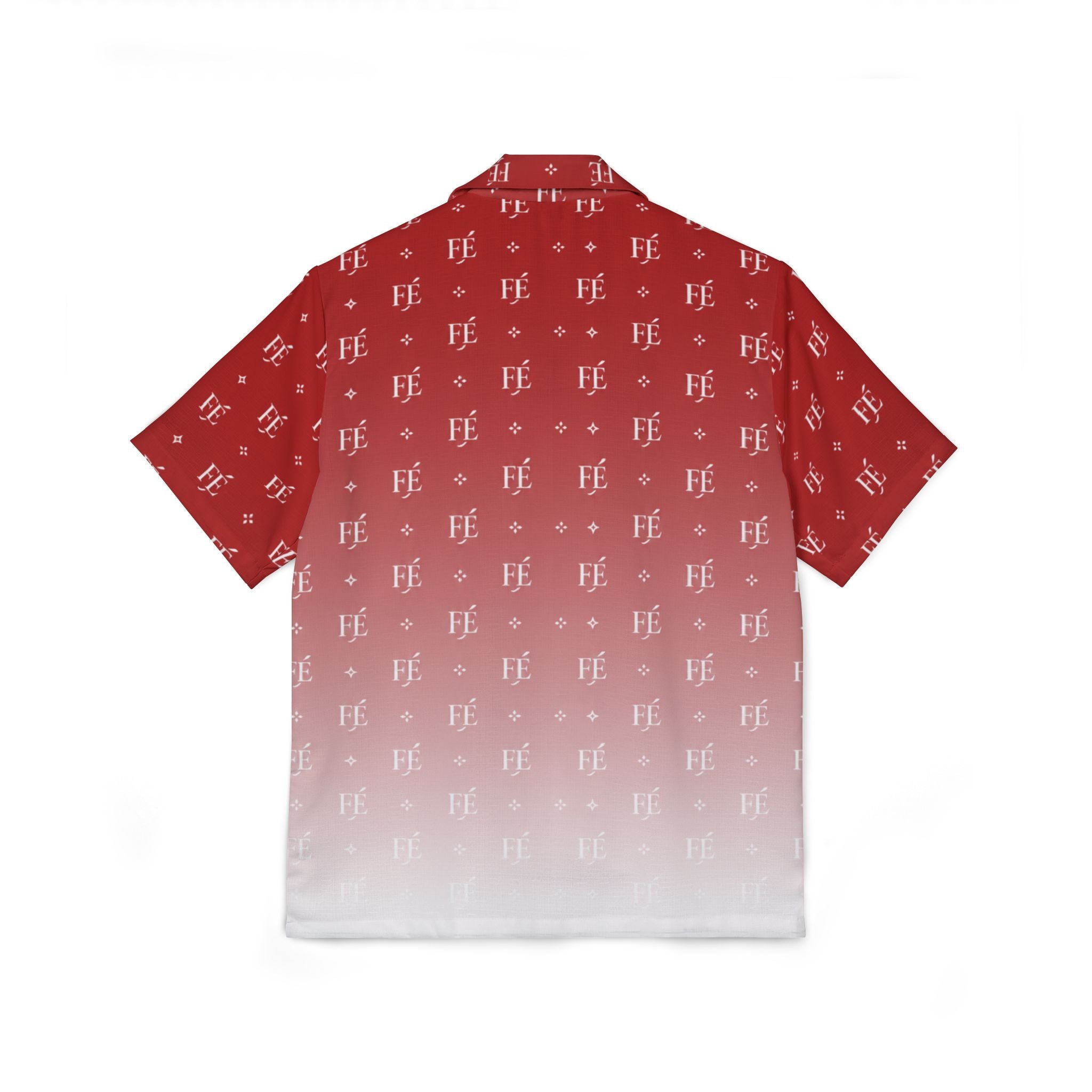 Le Faire Étalage Monogram Fade Camp Shirt - Rouge