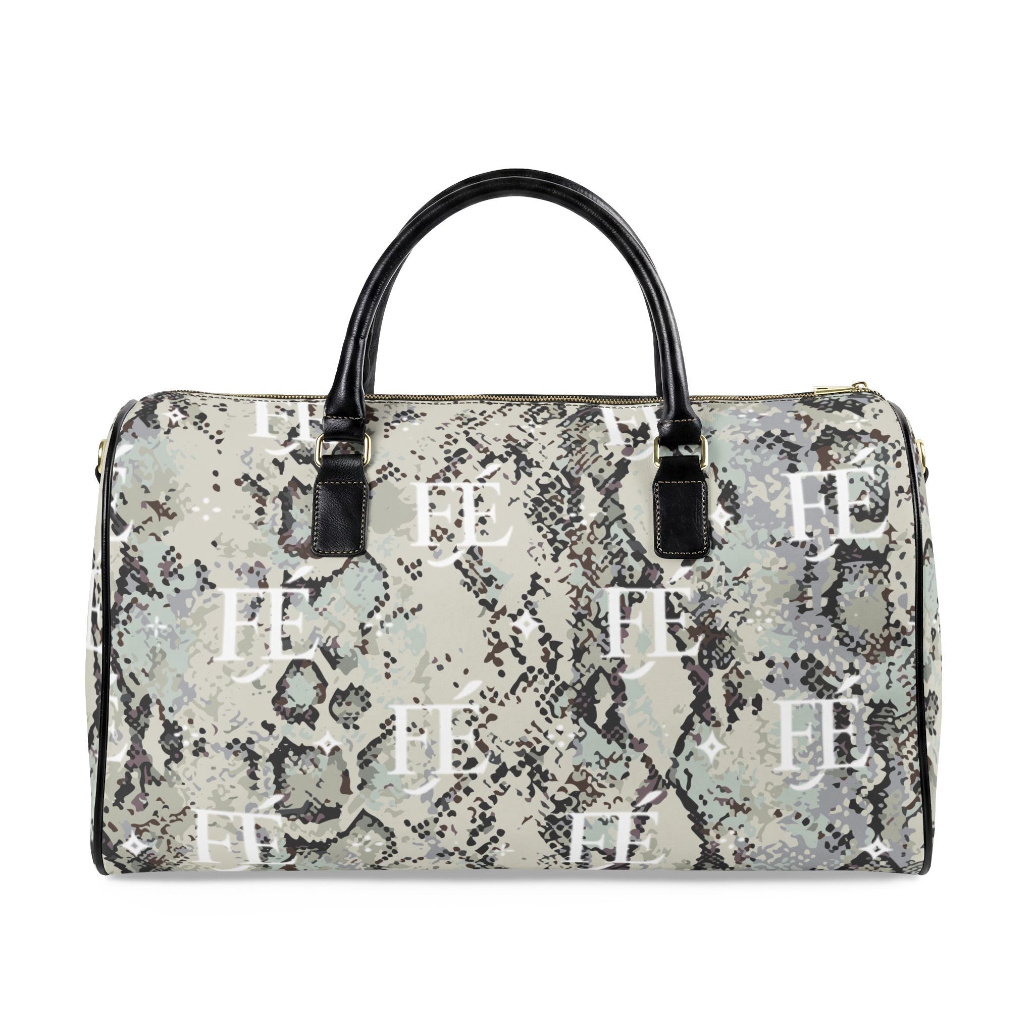 Étalage Signature Python Duffle — Premium Leather Travel Bag