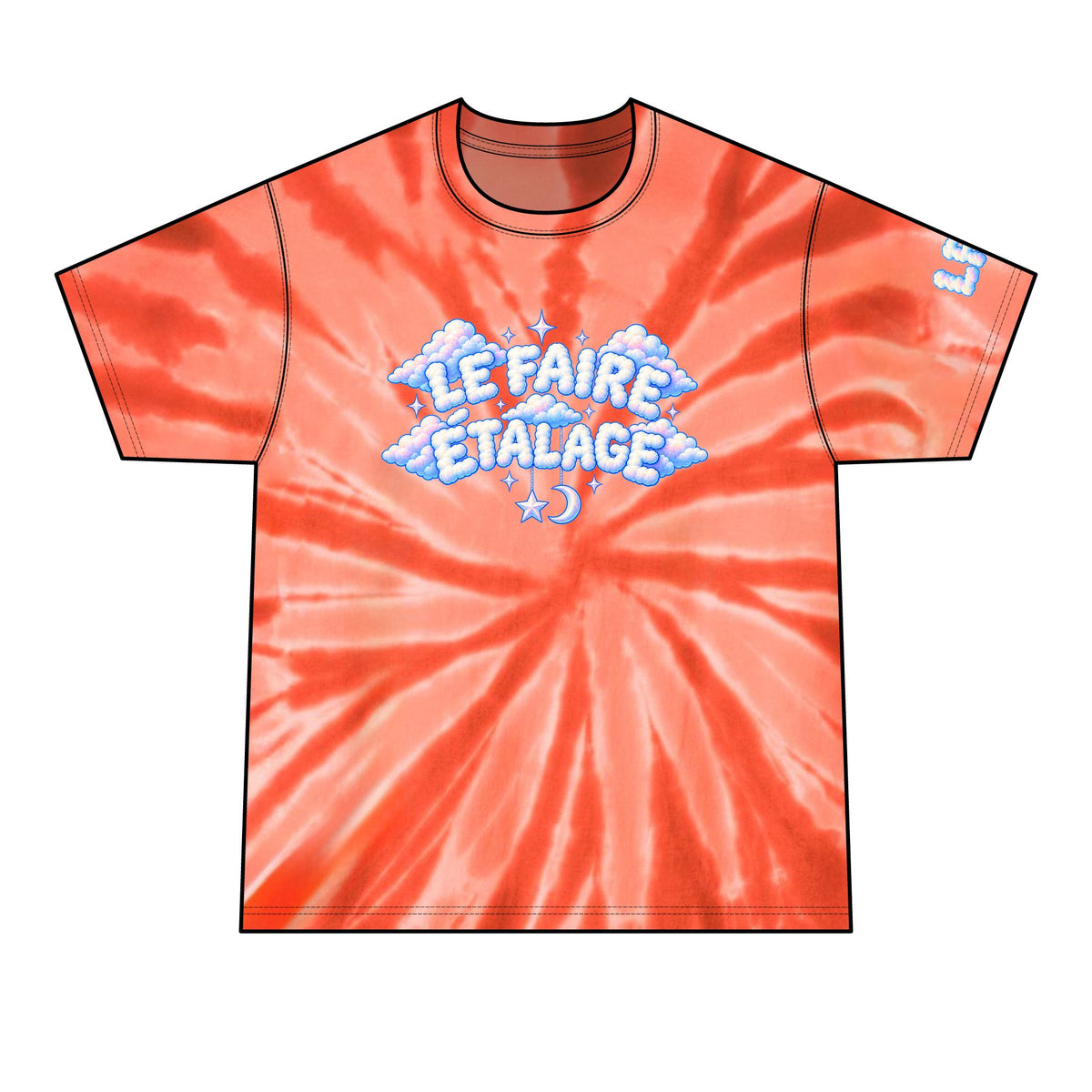 Le Faire Étalage Cloud Dream Tie-Dye Tee — Collection