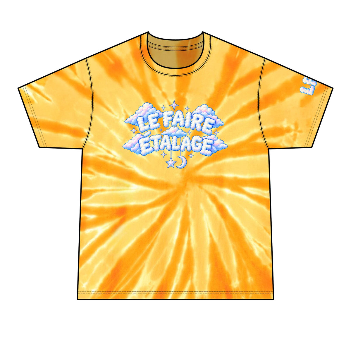 Le Faire Étalage Cloud Dream Tie-Dye Tee — Collection