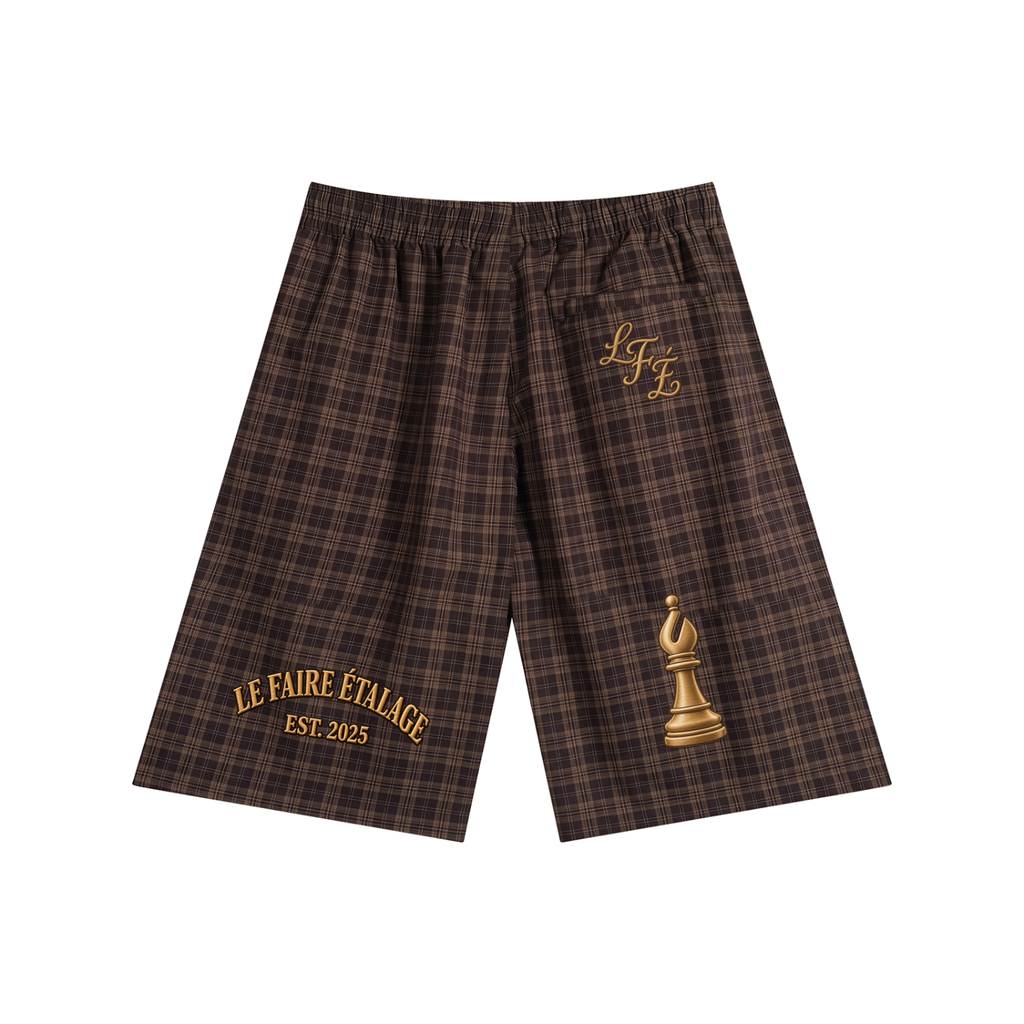 Le Faire Étalage Les Maîtres du Jeu Plaid Shorts