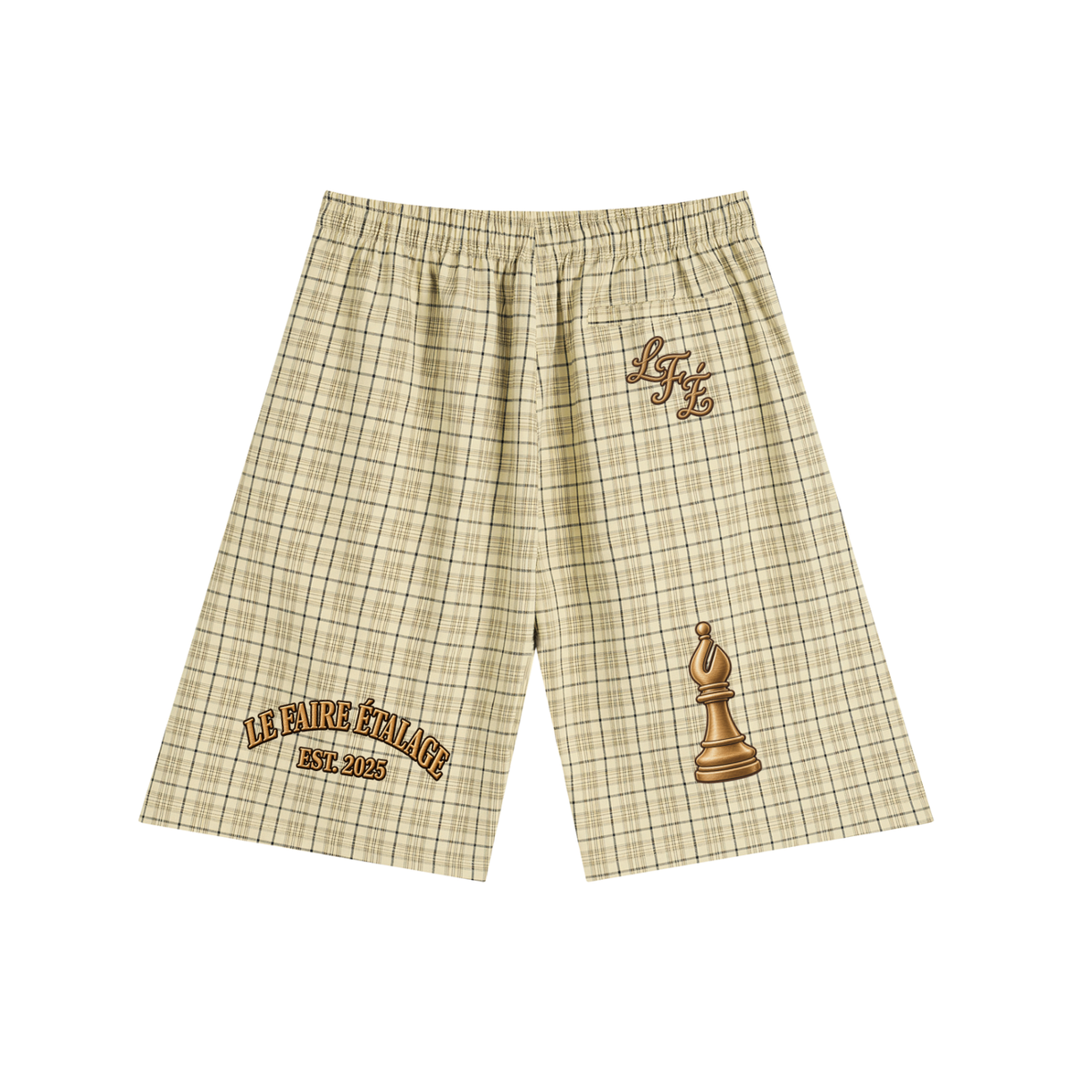 Le Faire Étalage Les Maîtres du Jeu Plaid Shorts