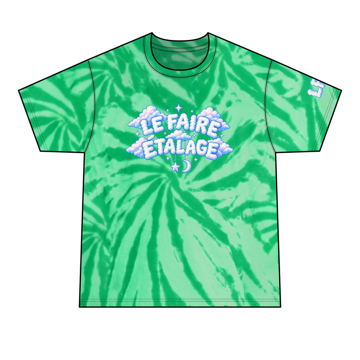 Le Faire Étalage Cloud Dream Tie-Dye Tee — Collection