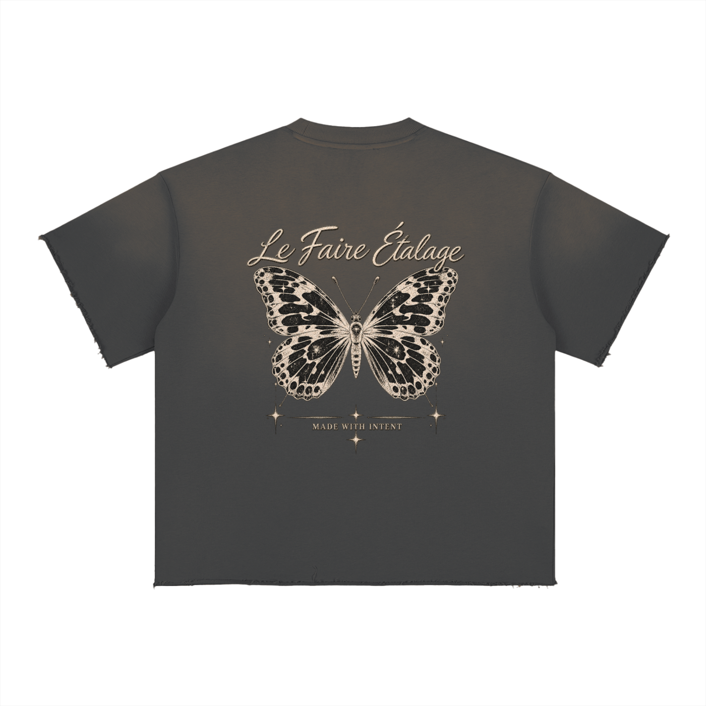 Le Faire Étalage Vintage Butterfly Ombre Tee