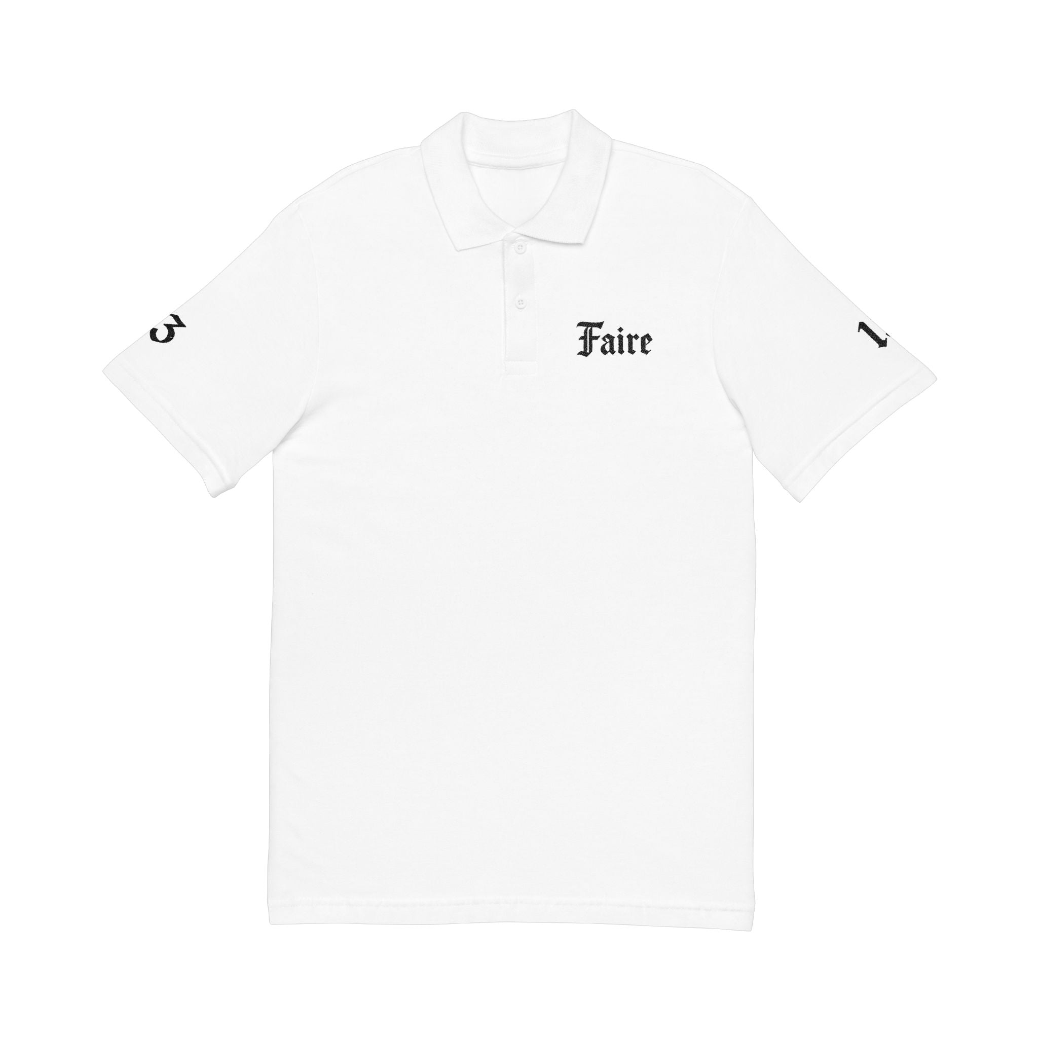 Embroidered 'Faire / Étalage' Polo Shirt
