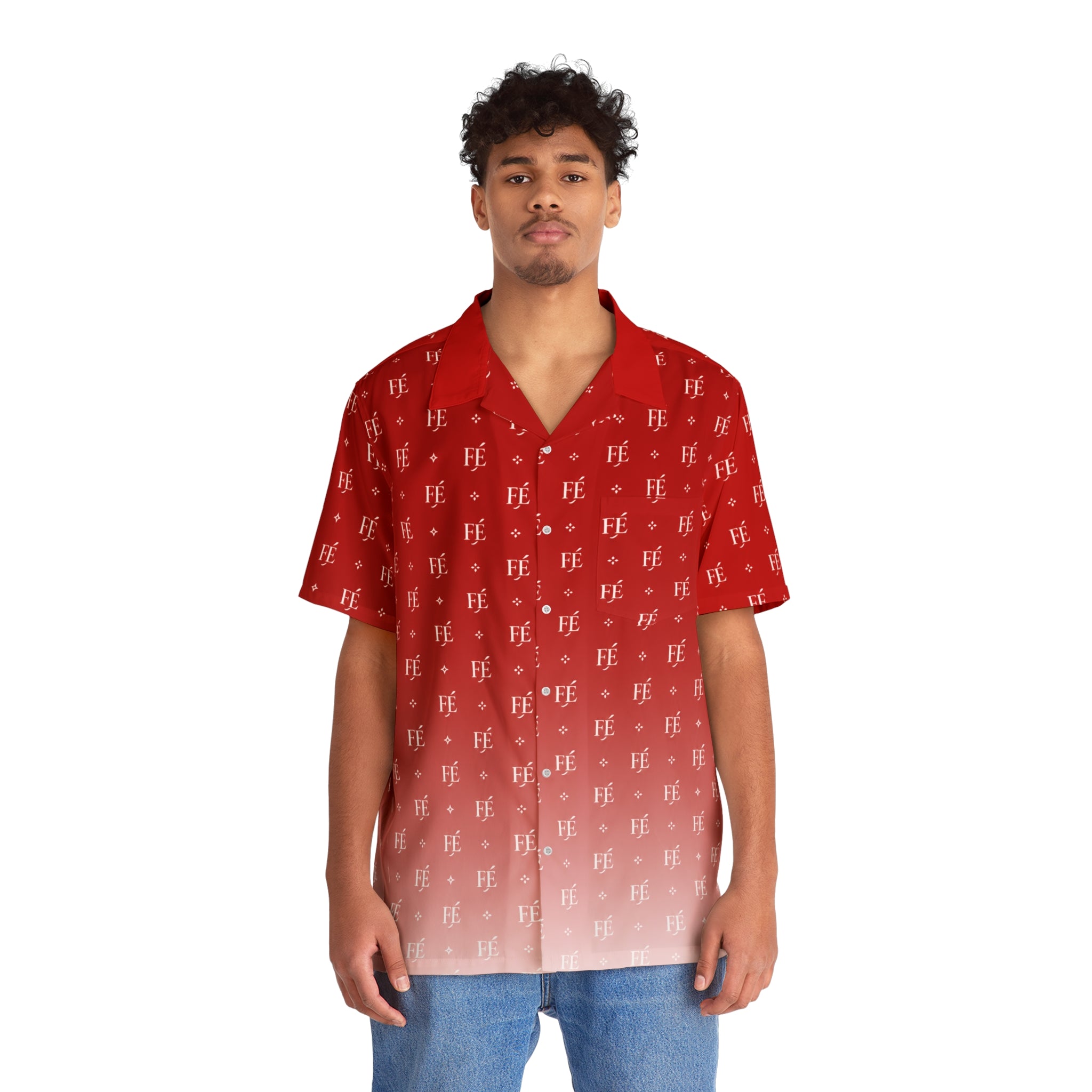 Monogram Fade Camp Shirt